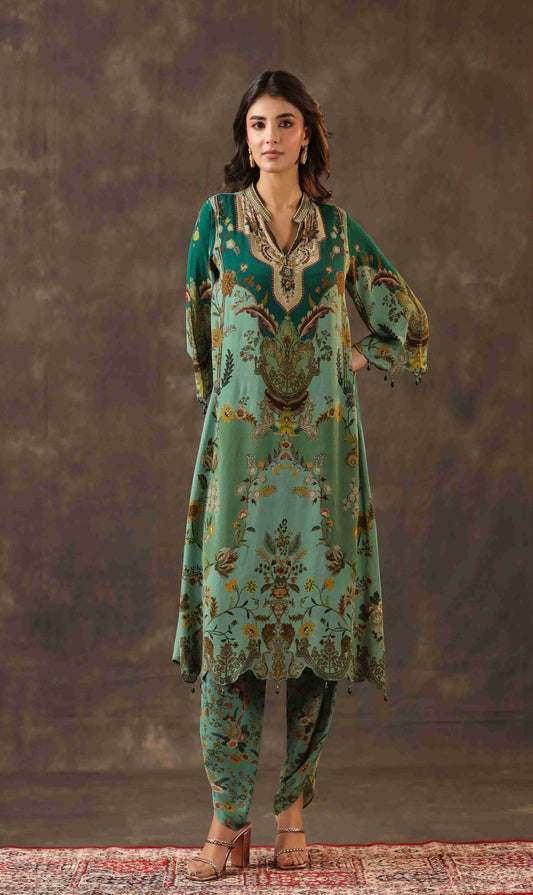 Traitional Kurti with Dhoti Pant