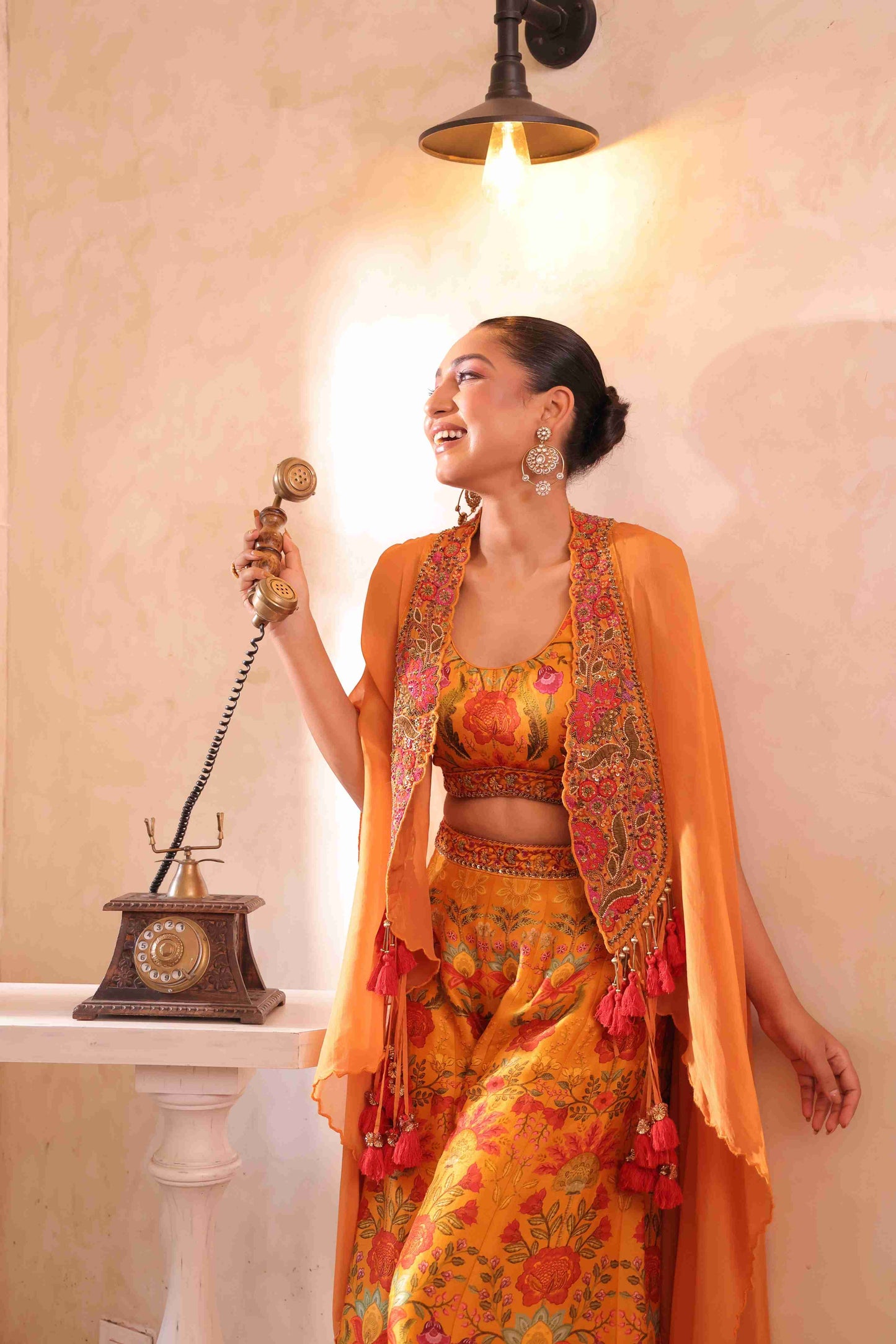 Printed Sharara With Jacket