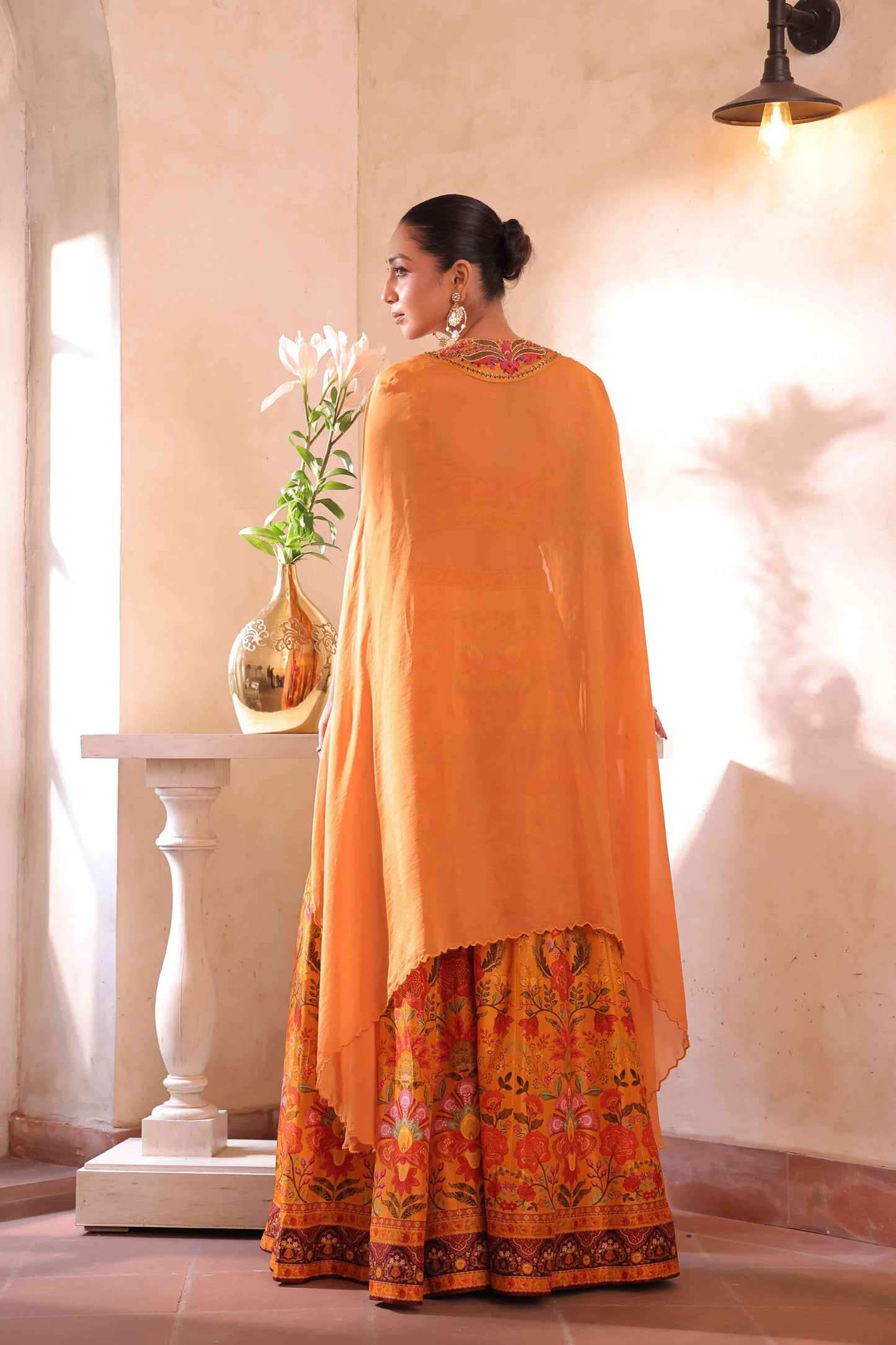 Printed Sharara With Jacket