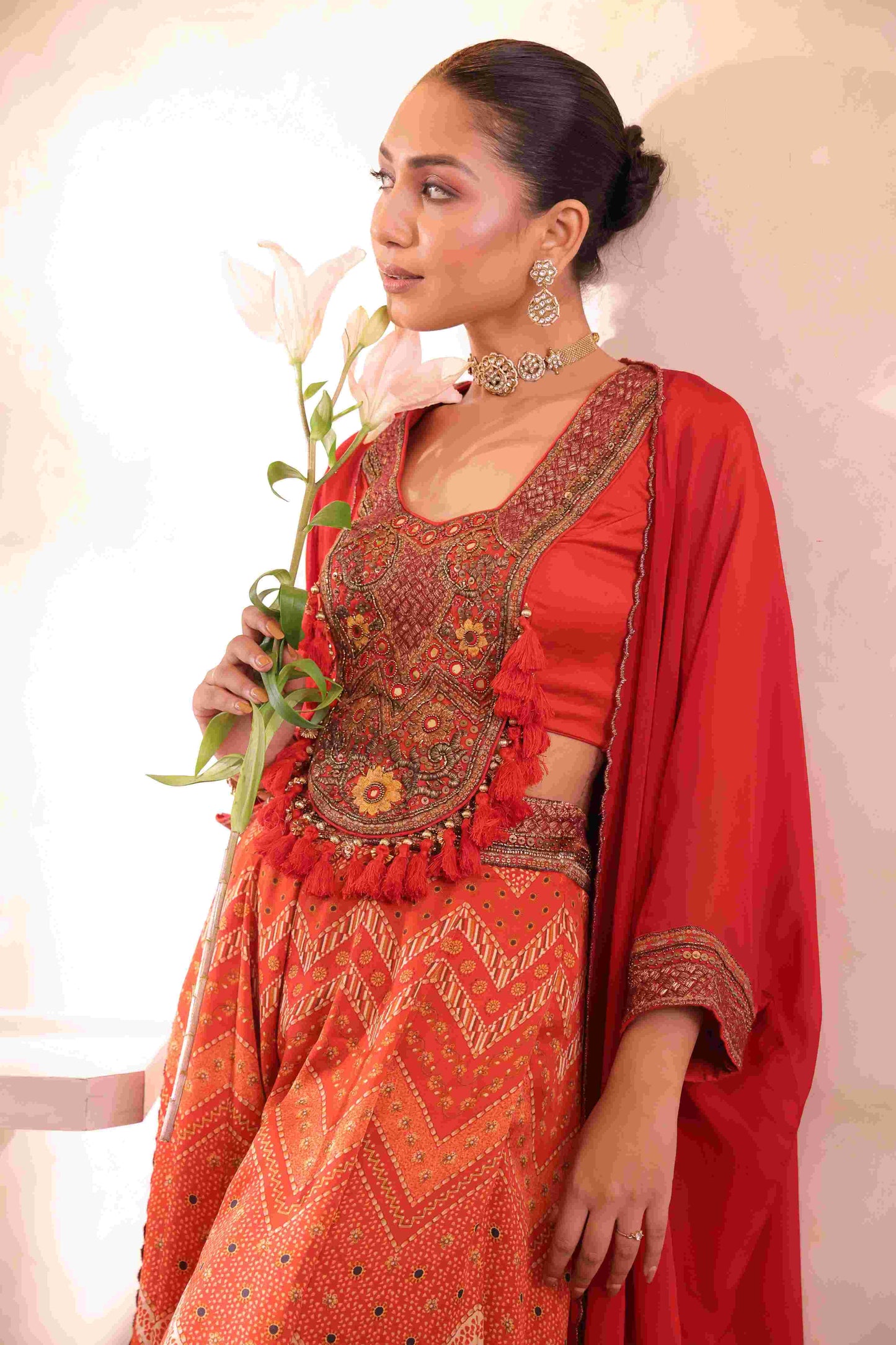 Printed Sharara With Jacket