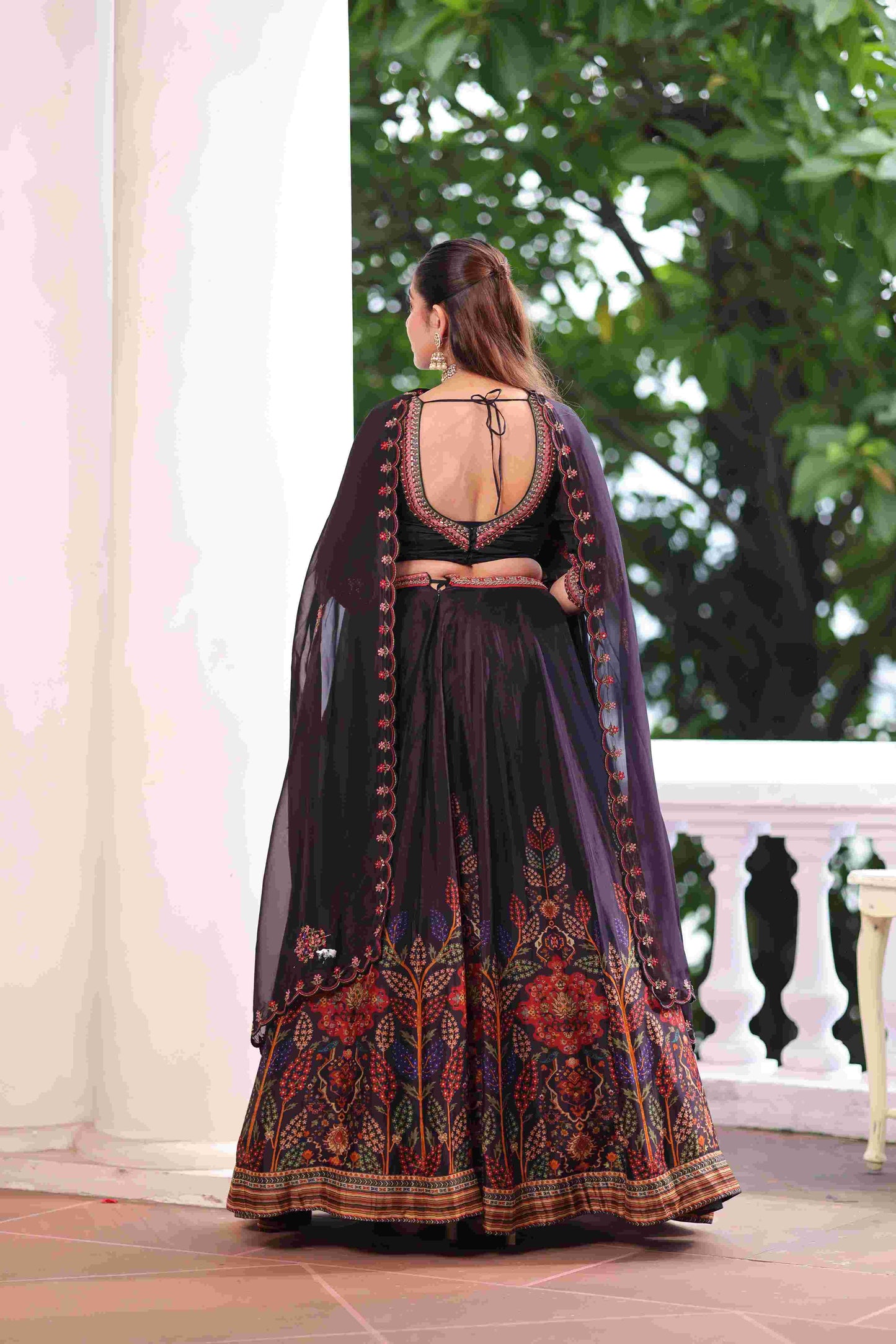 Printed Embellished Lehanga