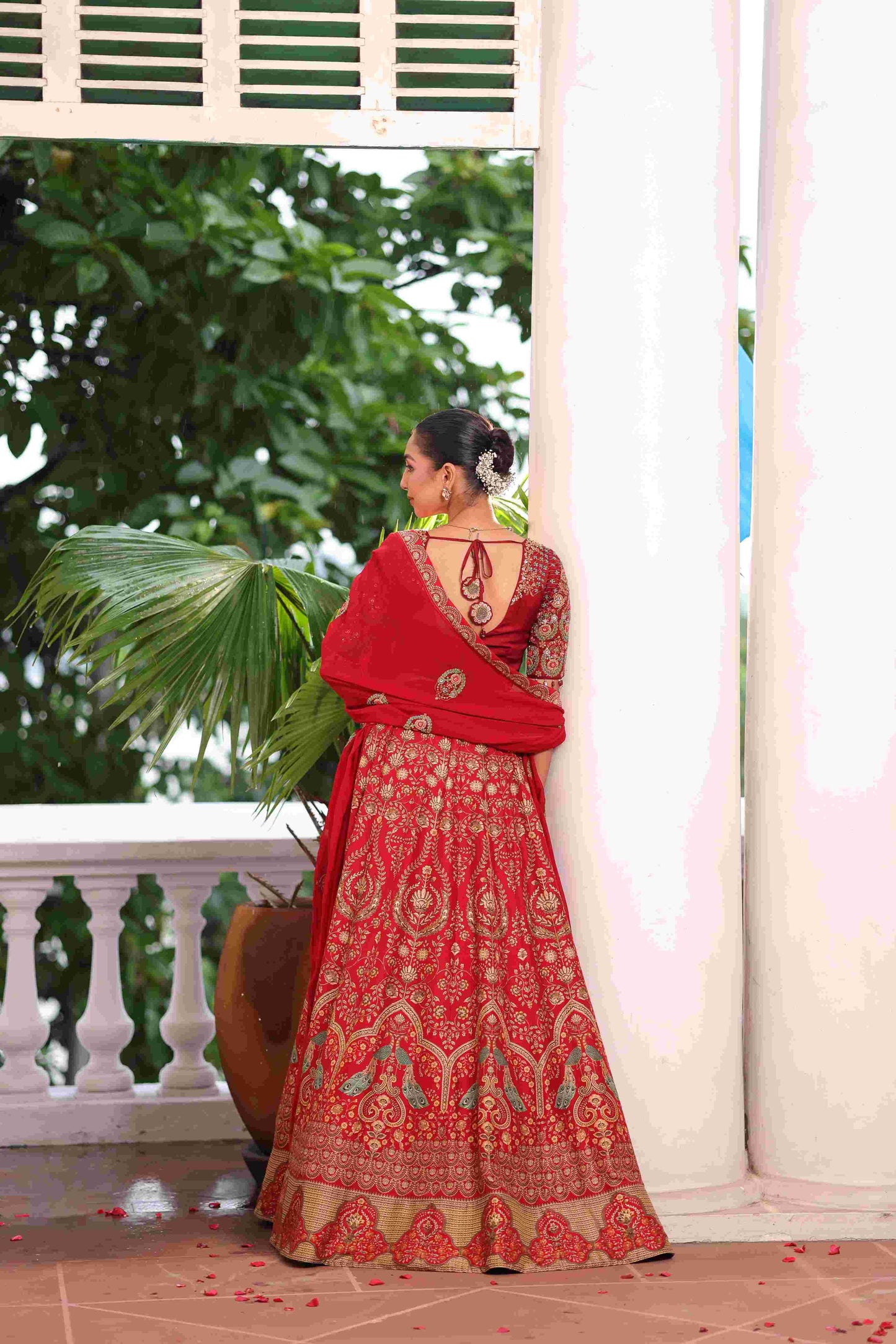 Printed Embellished Lehanga