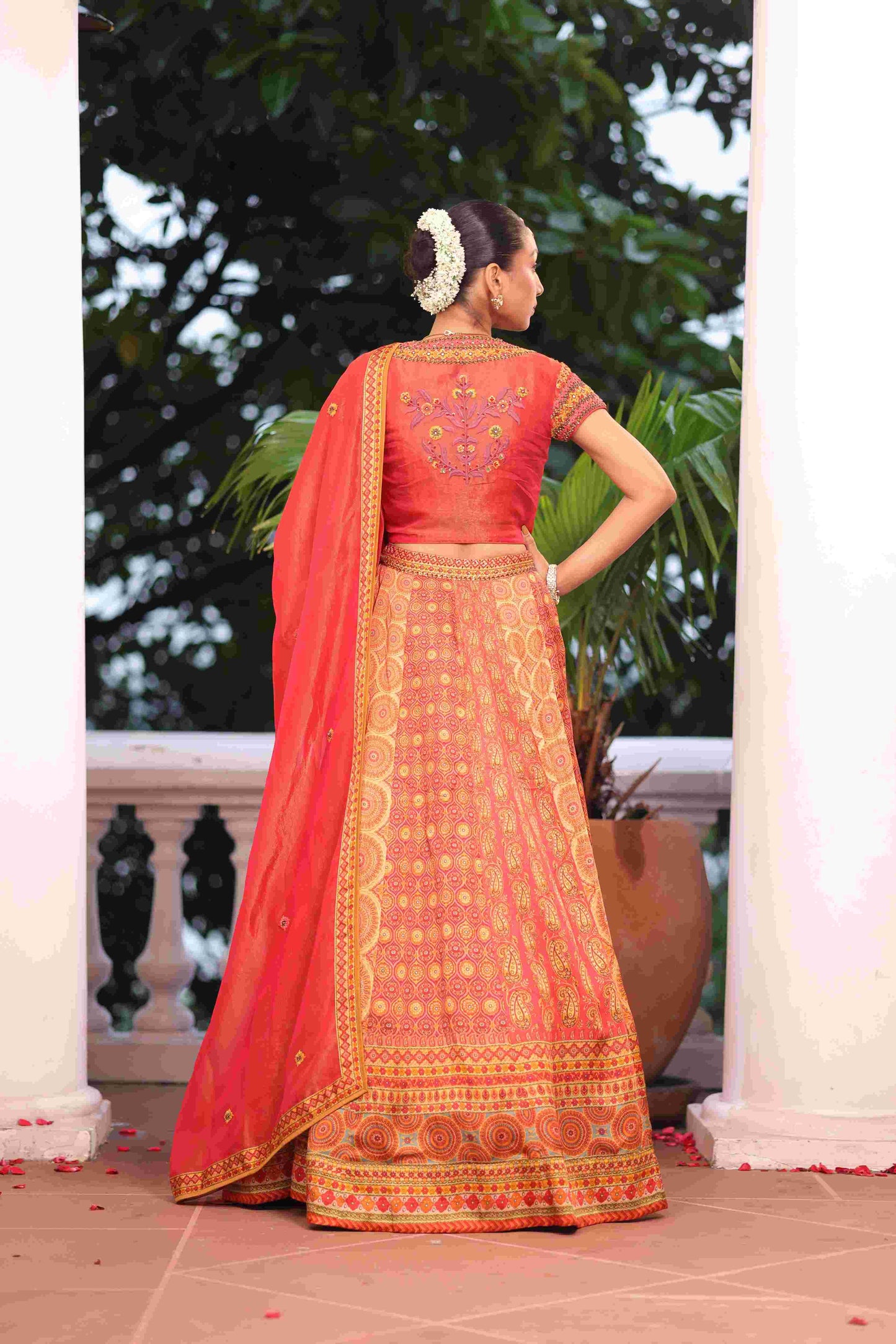 Printed Embellished Lehanga