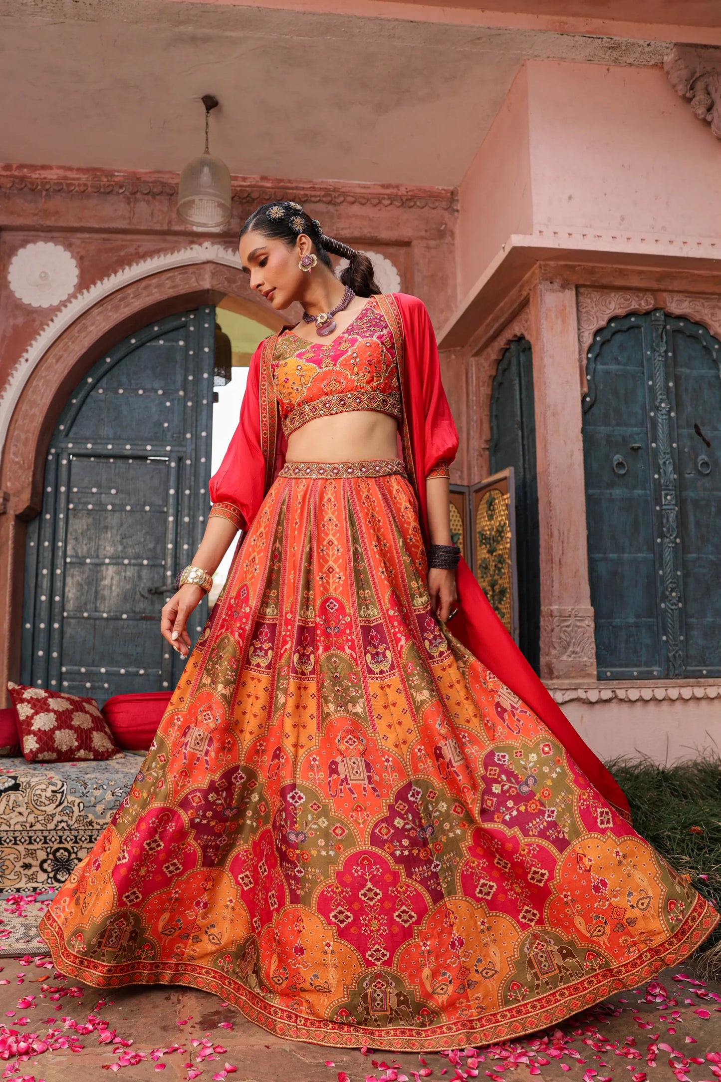 Ethnic Lehanga with Jacket
