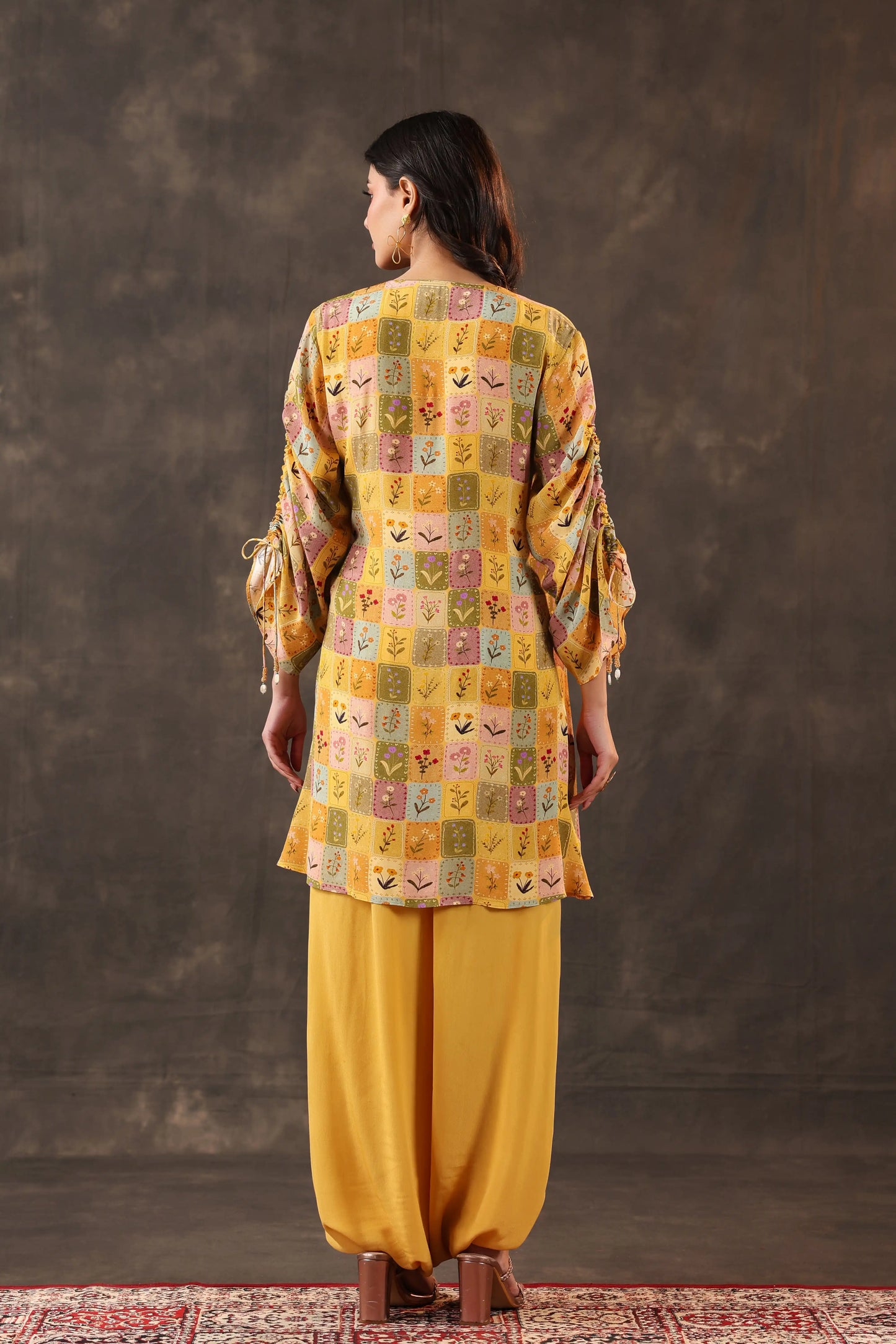 Emblished Top with Harem Pant