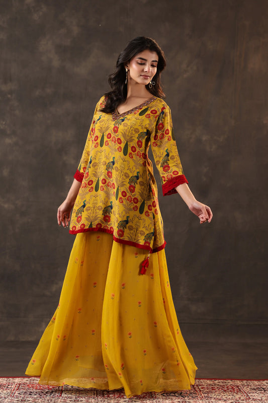 Traditional Top with Palazzo