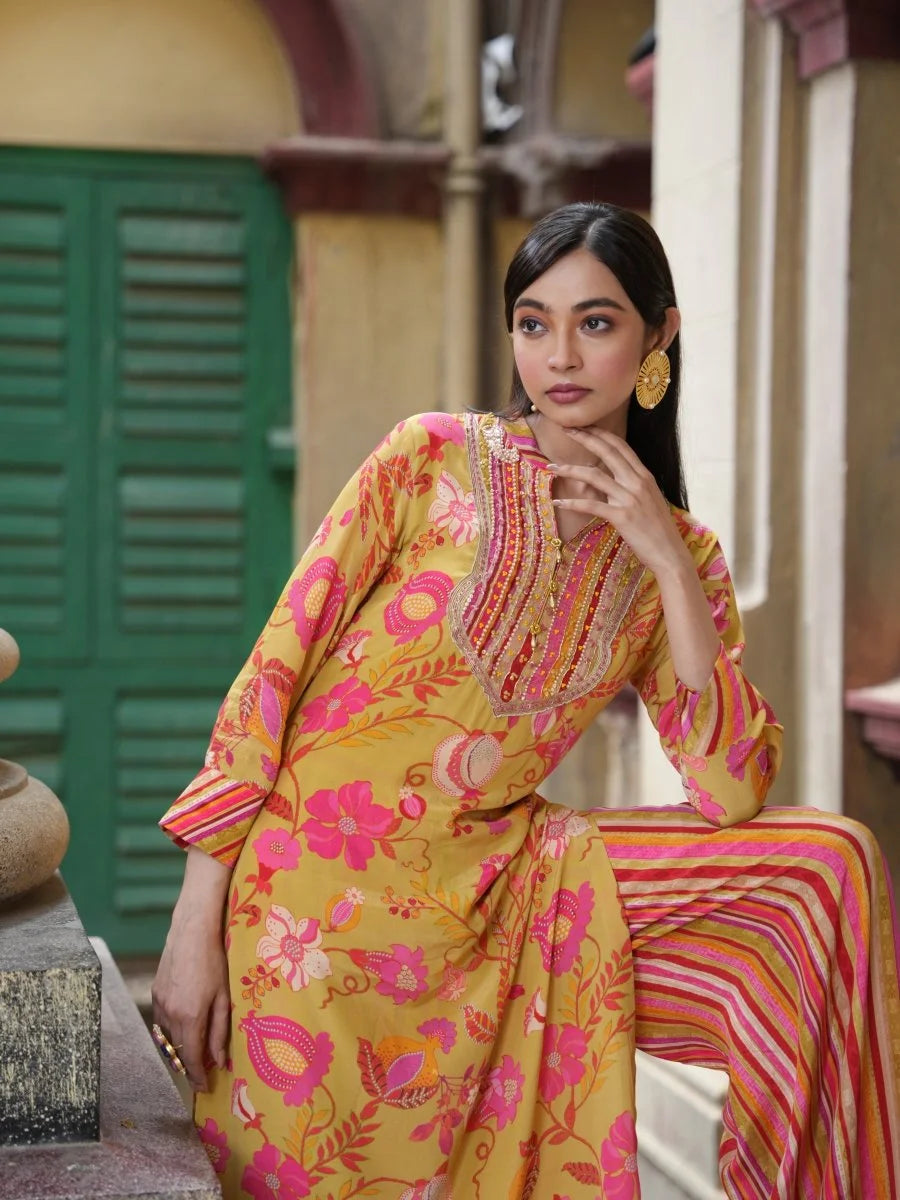 Straight Traditional Kurti