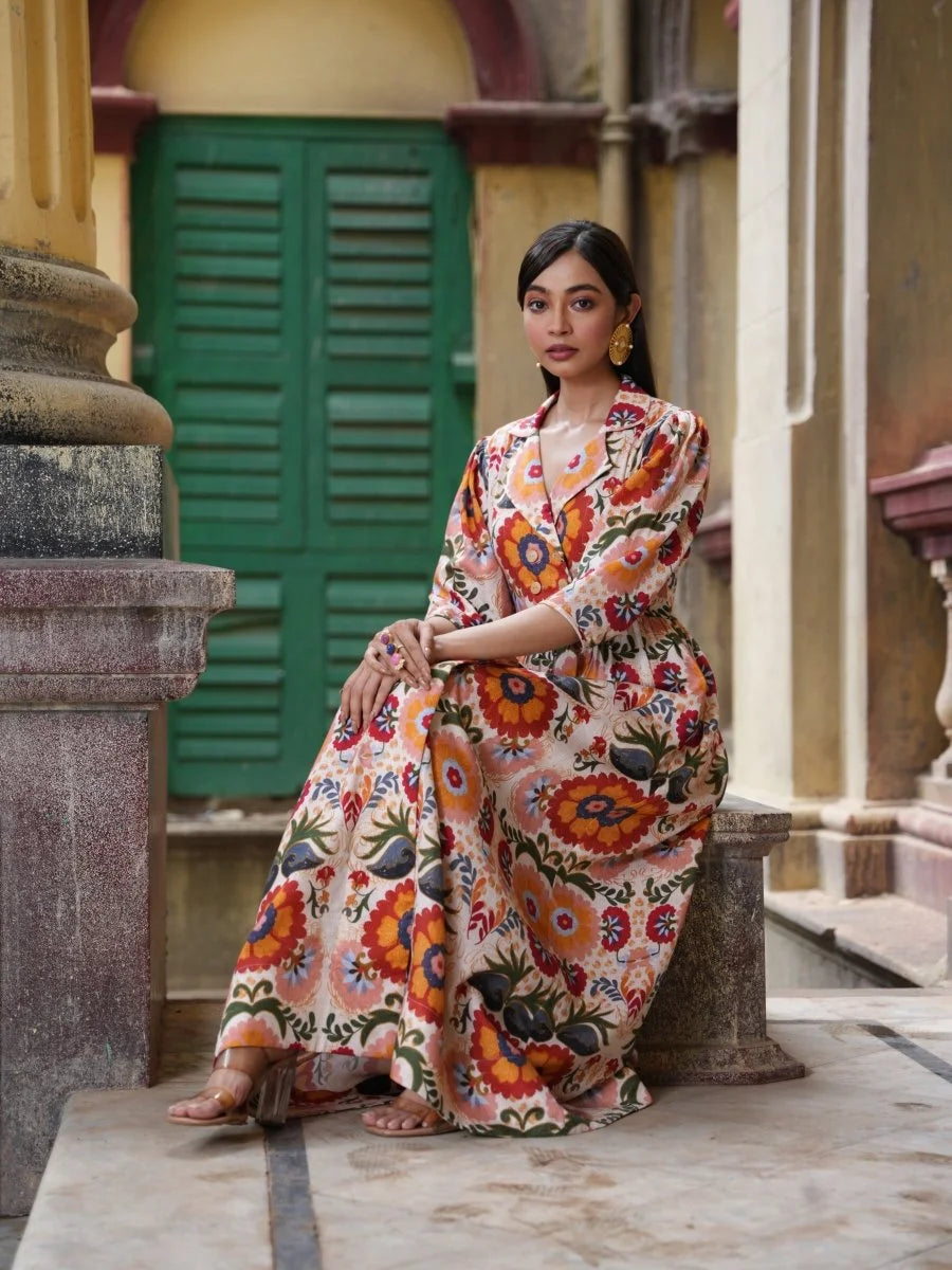 Printed Ankle length Dress