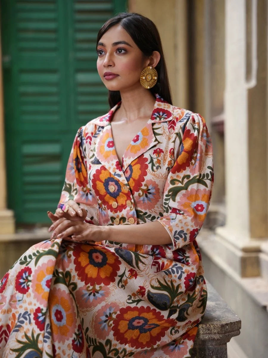 Printed Ankle length Dress