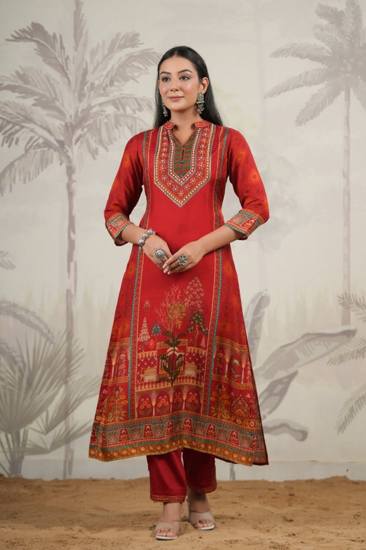 Straight Traditional Kurti