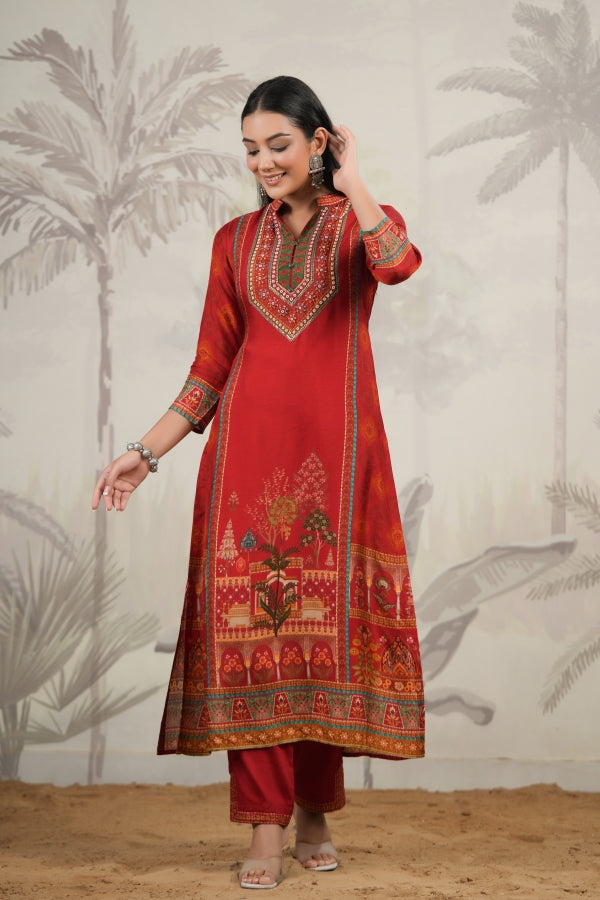 Straight Traditional Kurti