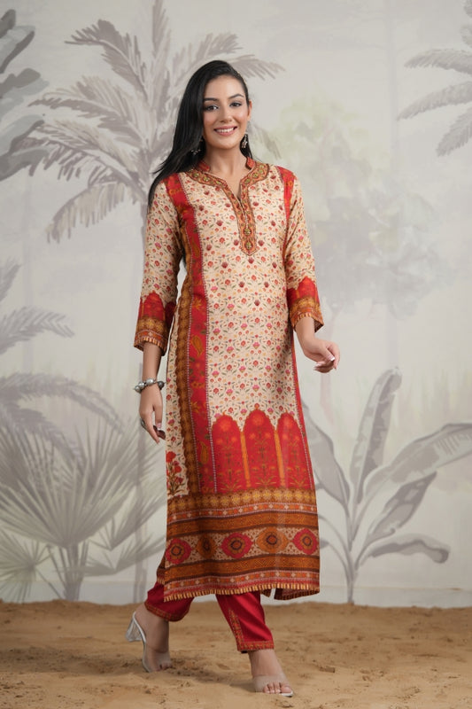 Straight Traditional Kurti