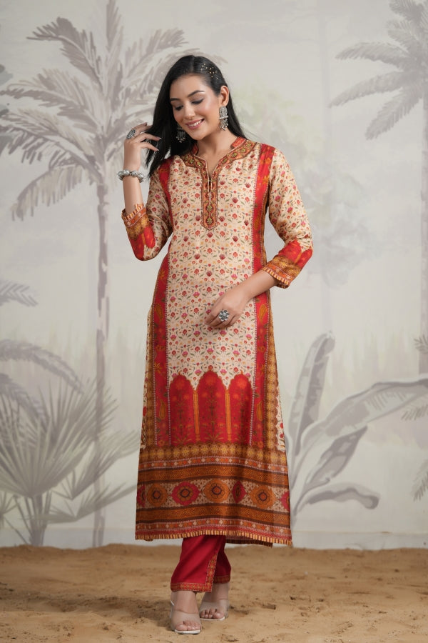 Straight Traditional Kurti