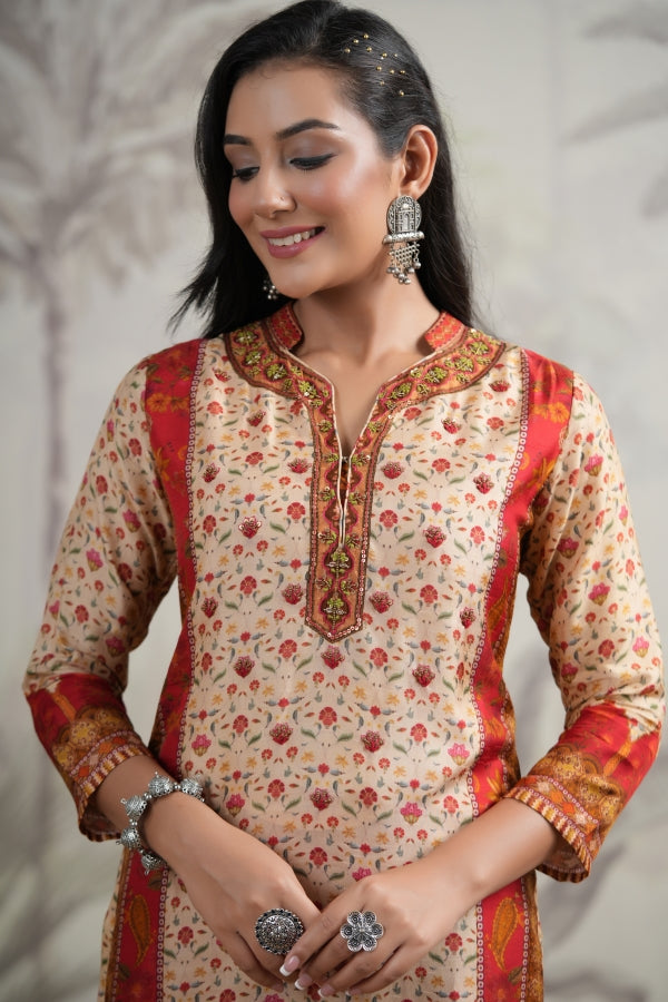 Straight Traditional Kurti