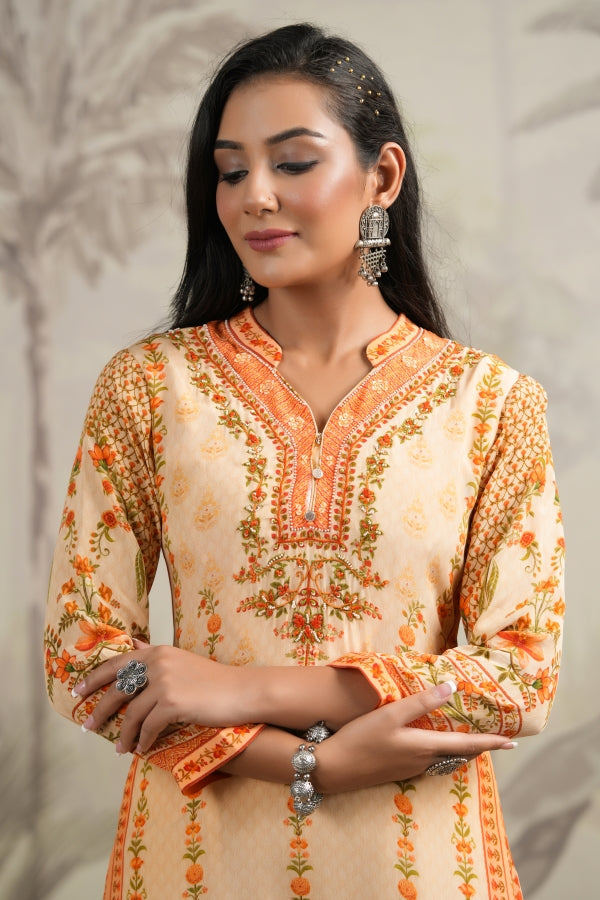 Straight Traditional Kurti