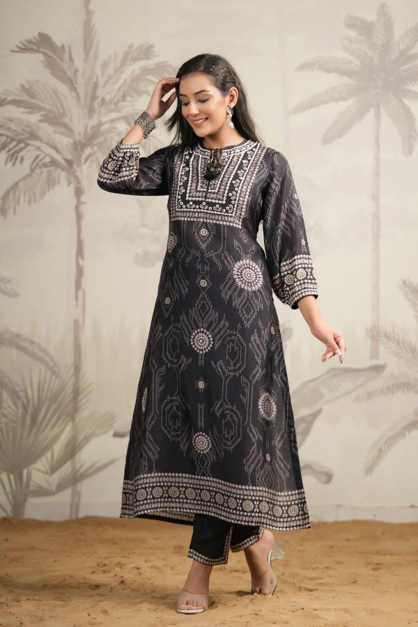 Straight Traditional Kurti