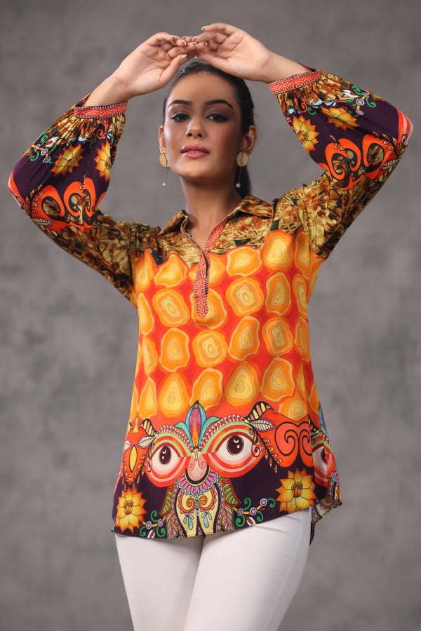 Printed Short Top