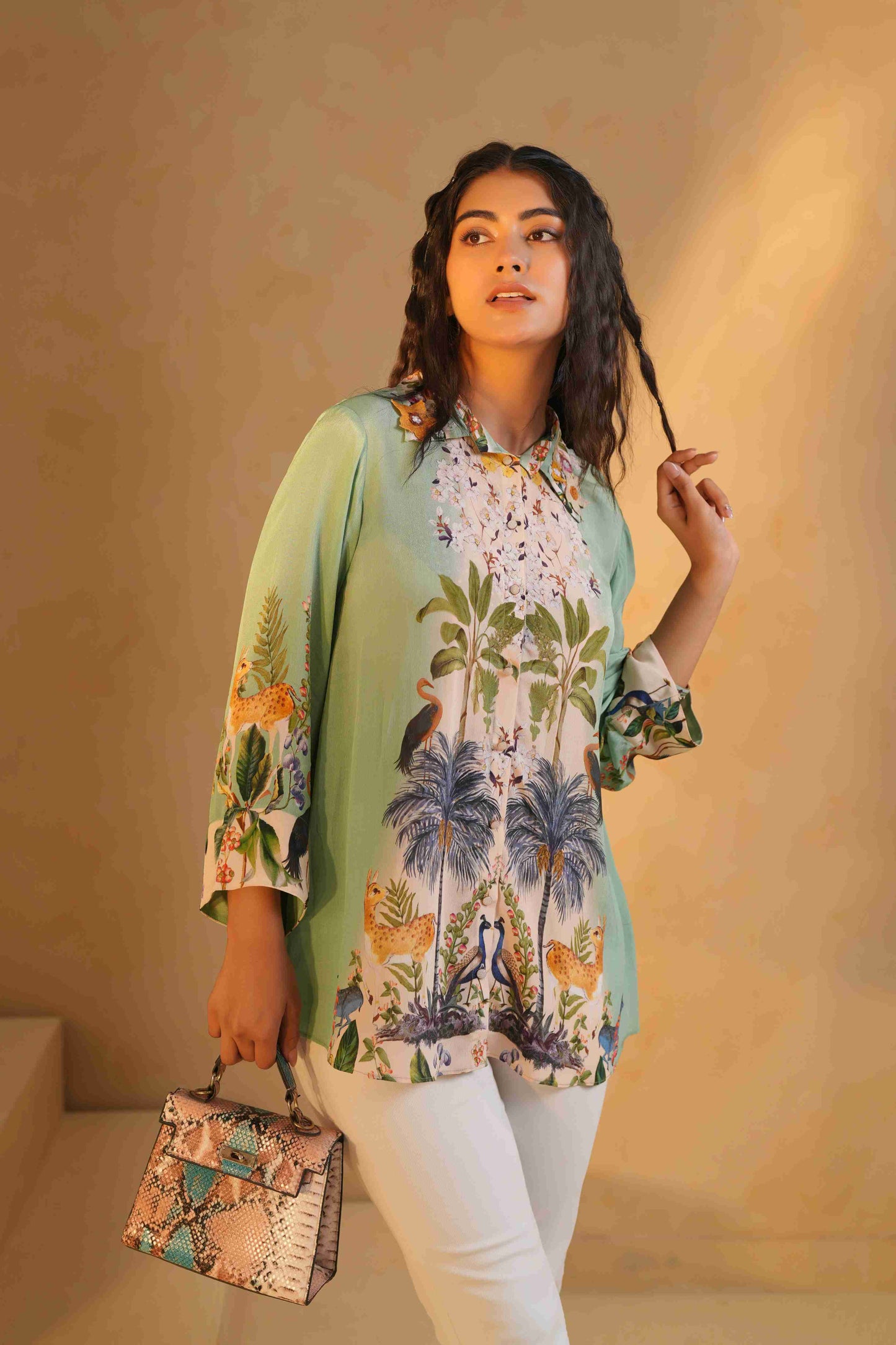 Printed Short Tops