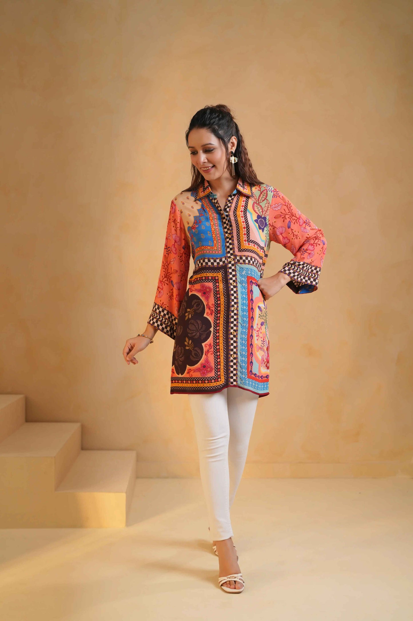 Printed Short Top