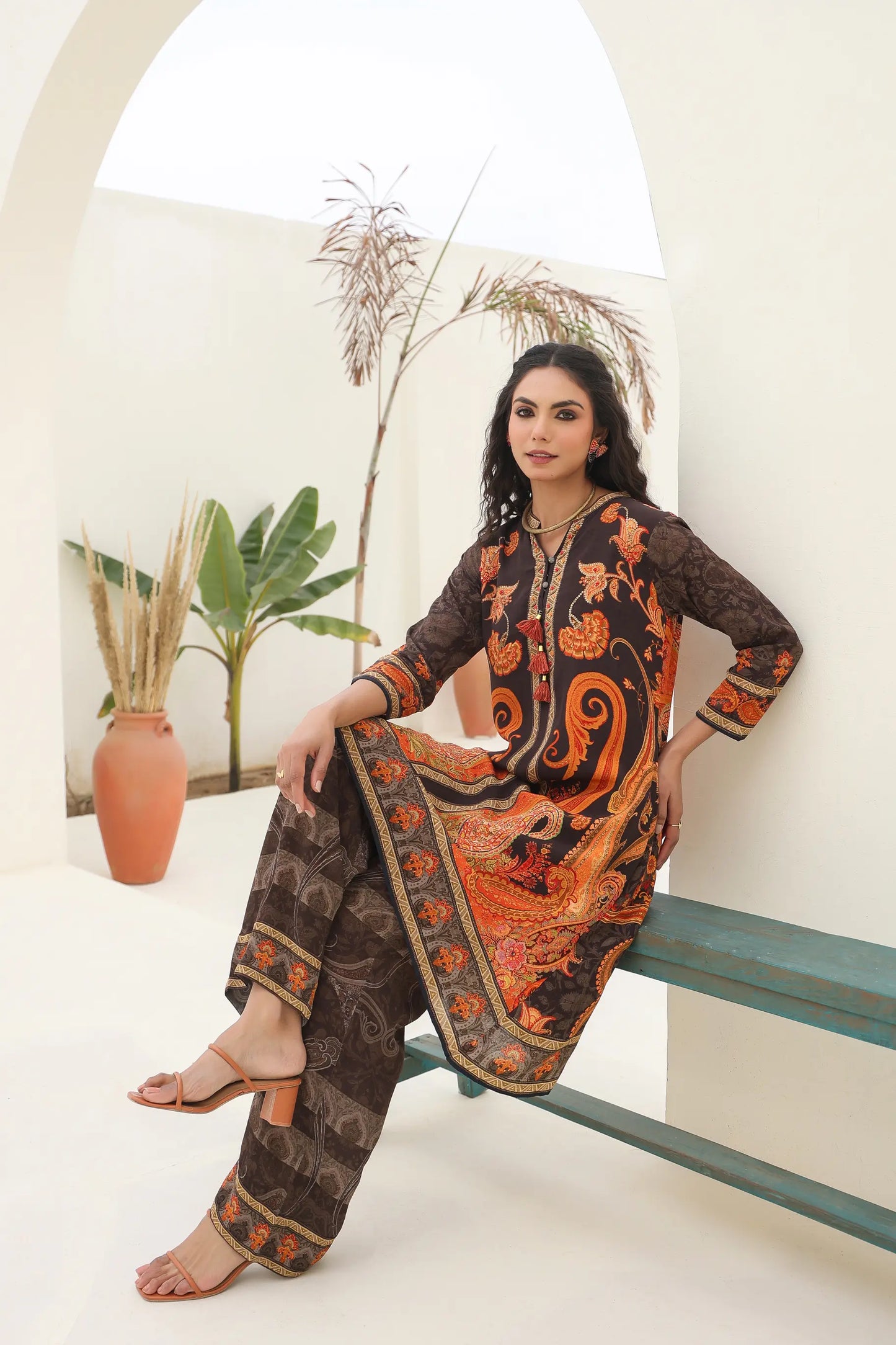 Traditional Print Co-Ord Set