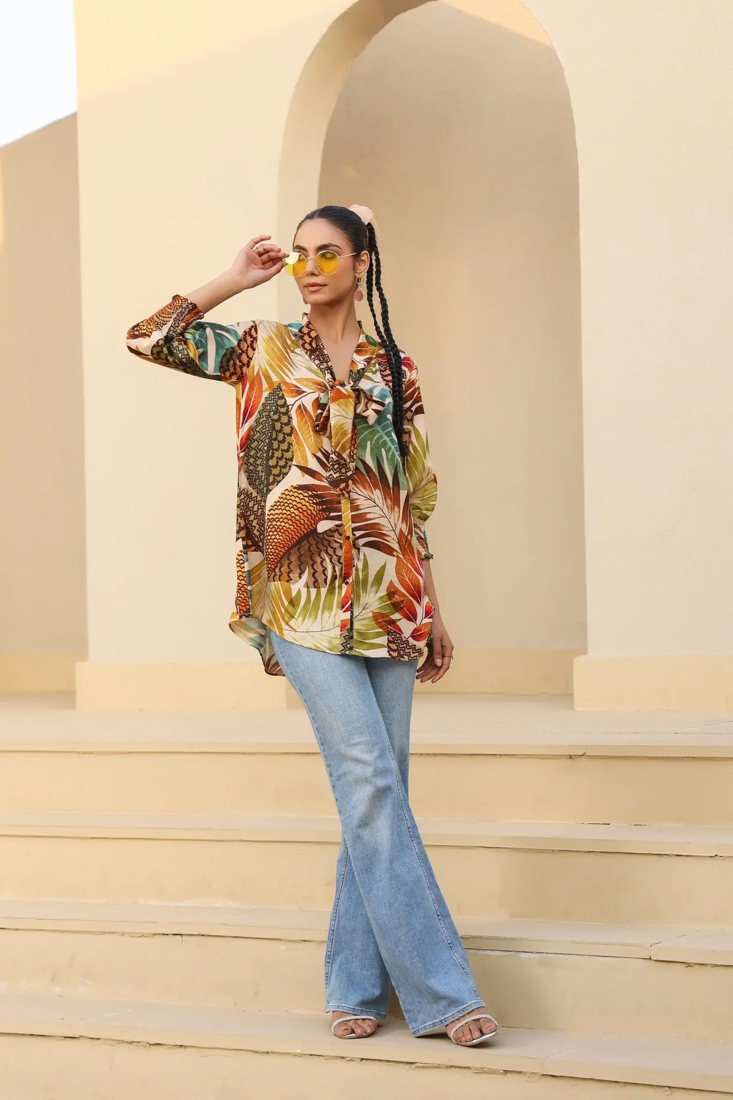 Printed Short Top