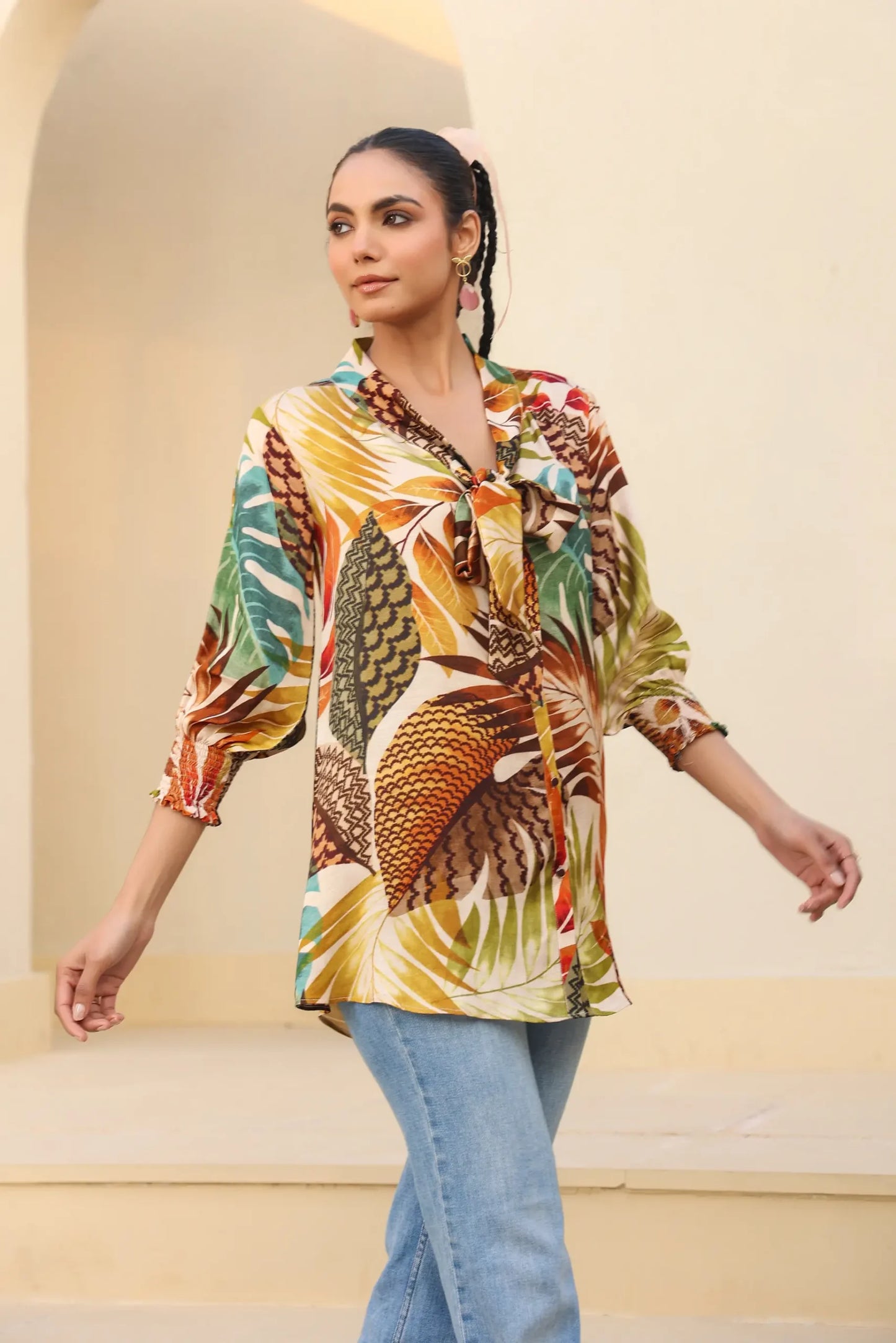 Printed Short Top
