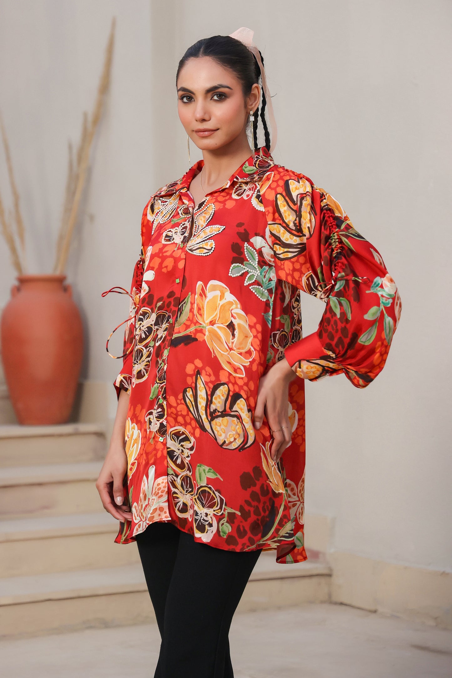 Printed Short Top
