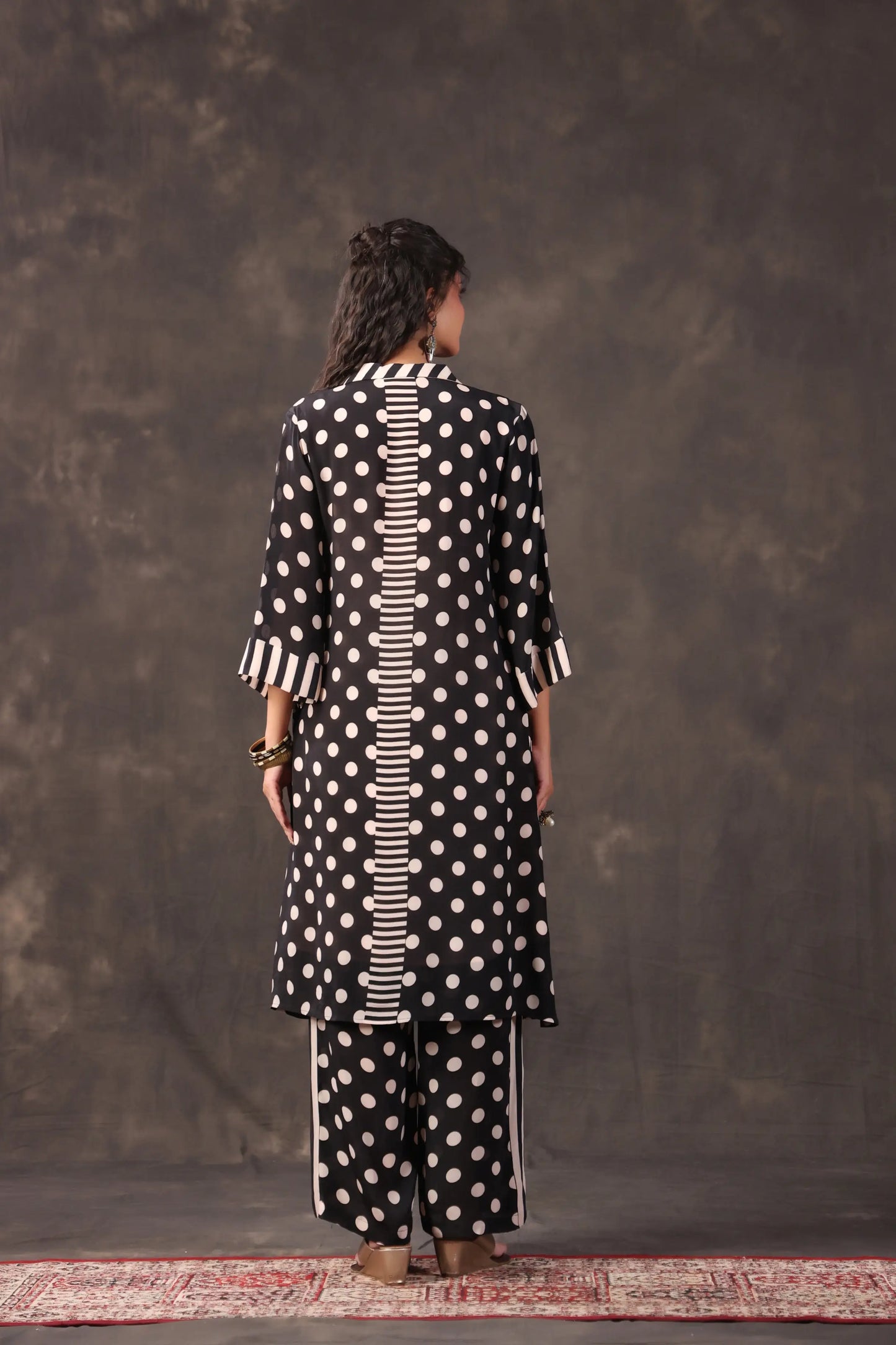 Embellished Printed Straight Kurti with Pant