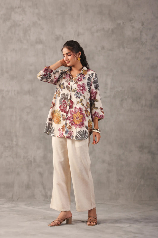 Linen Prined Co-ords