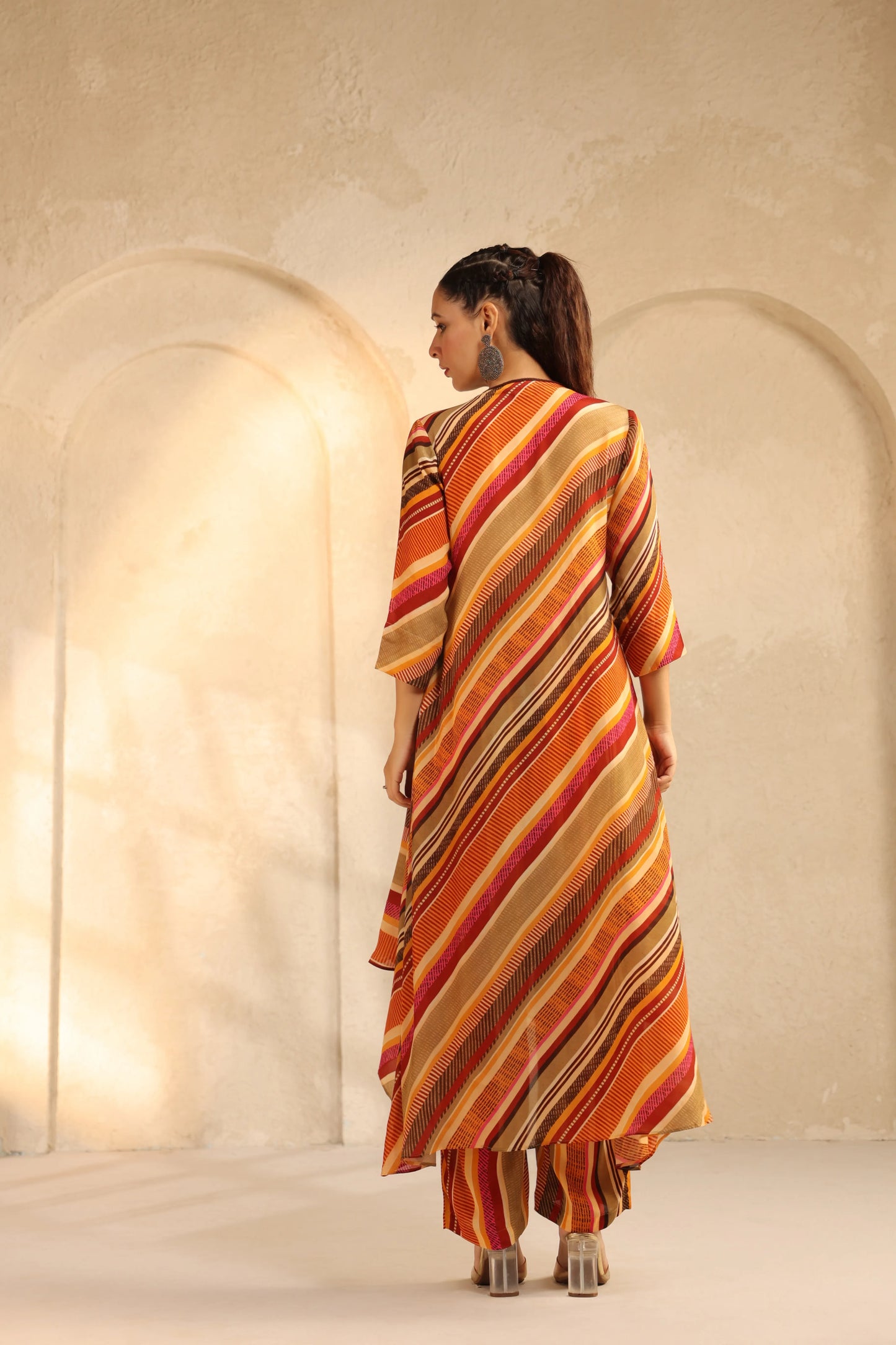 Multilayered Long Kurta Set