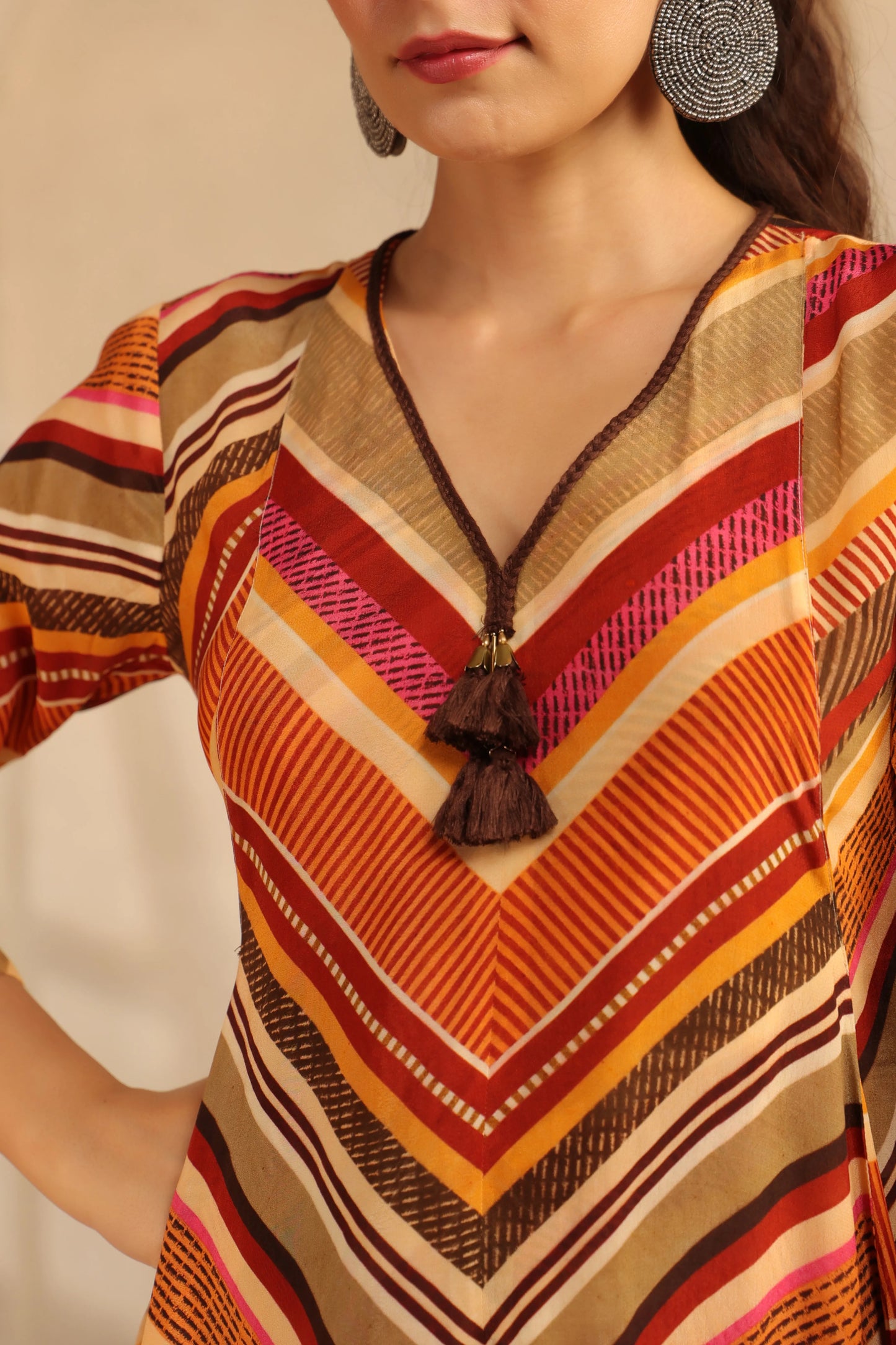 Multilayered Long Kurta Set