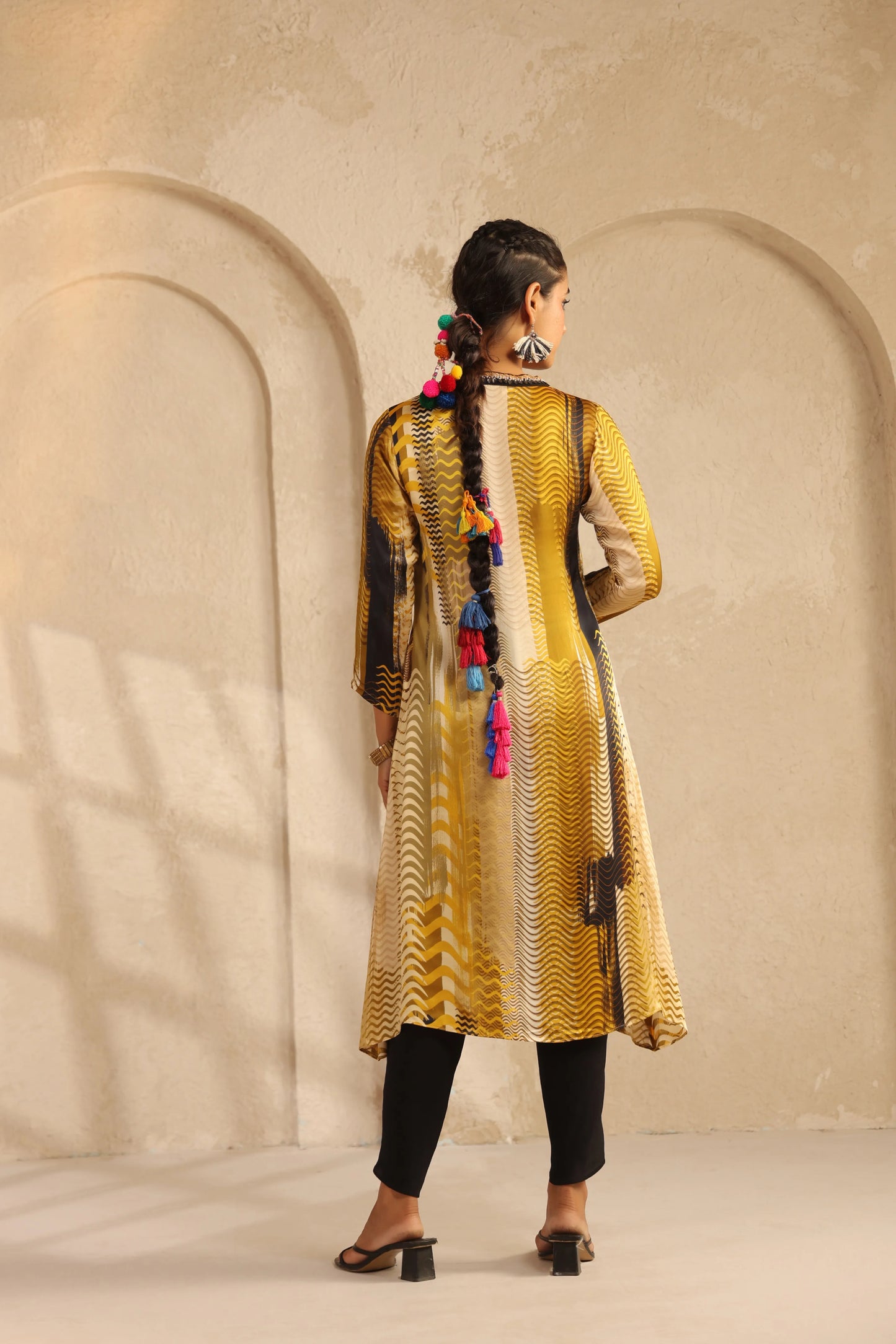 Abstact Printed Kurti