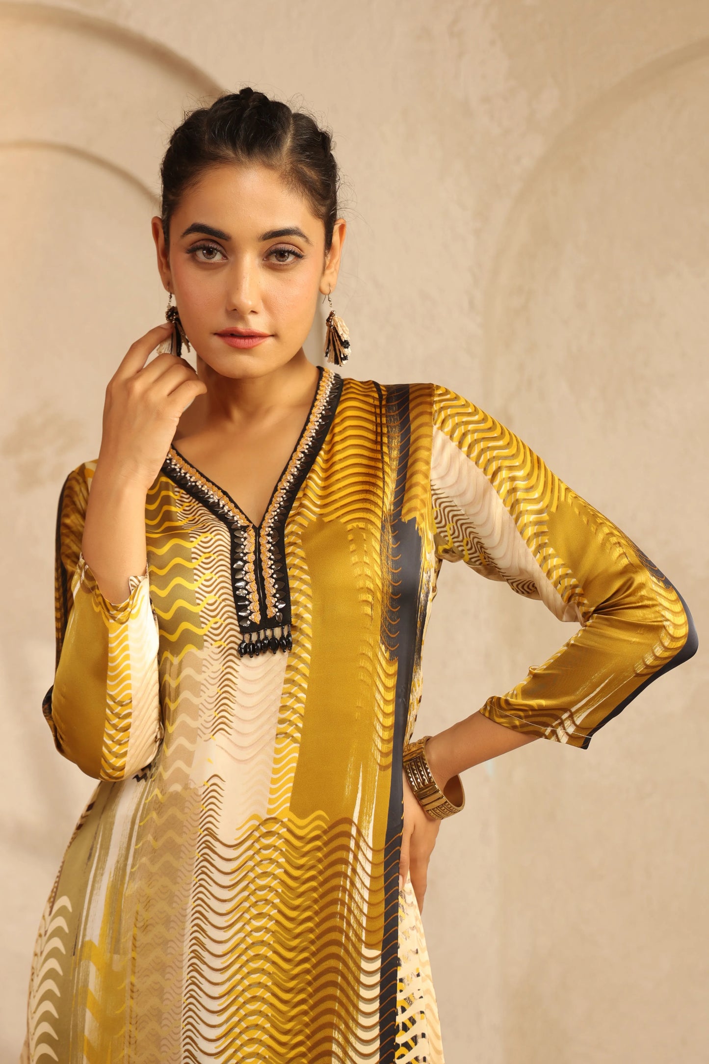 Abstact Printed Kurti