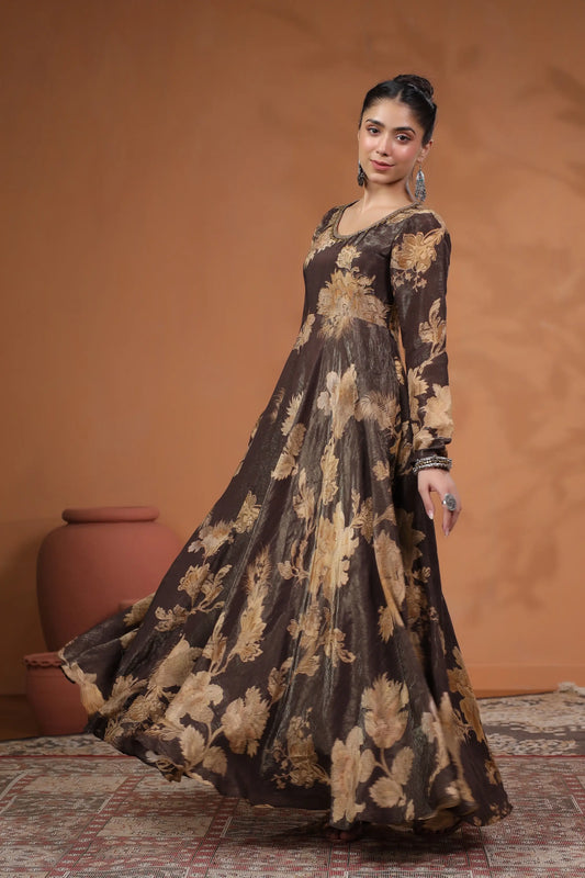 Full length Printed Dress