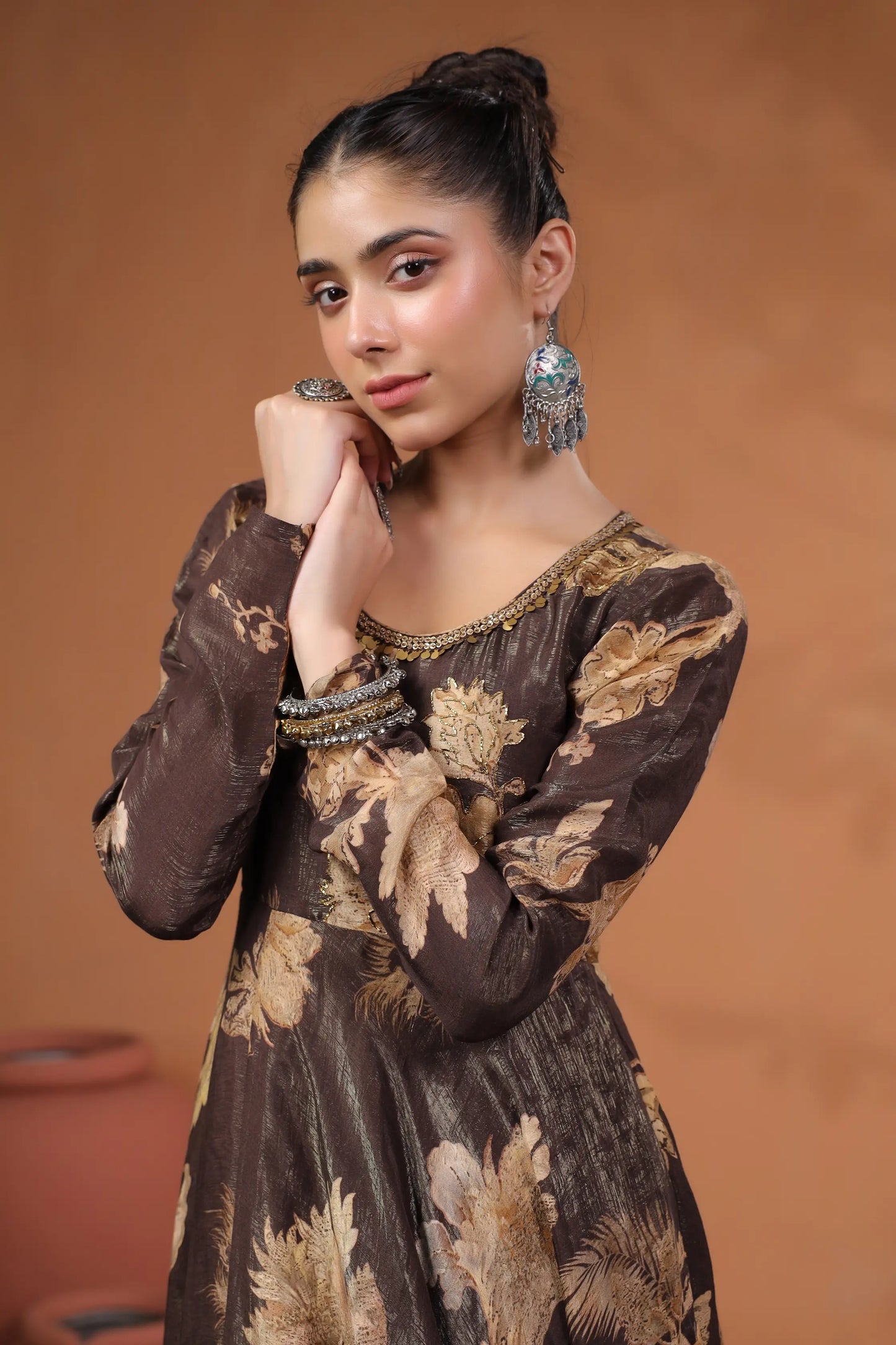 Full length Printed Dress