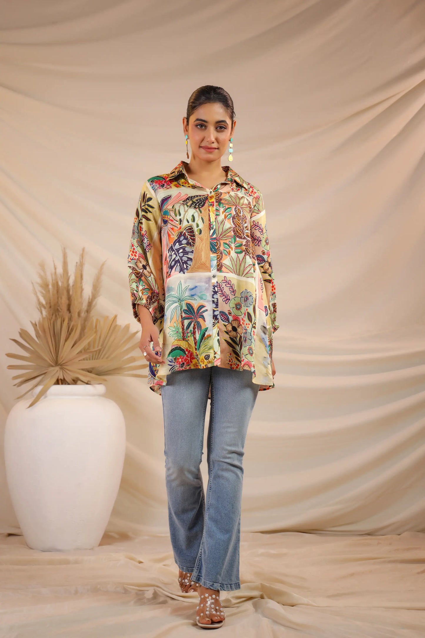 Printed Short Top