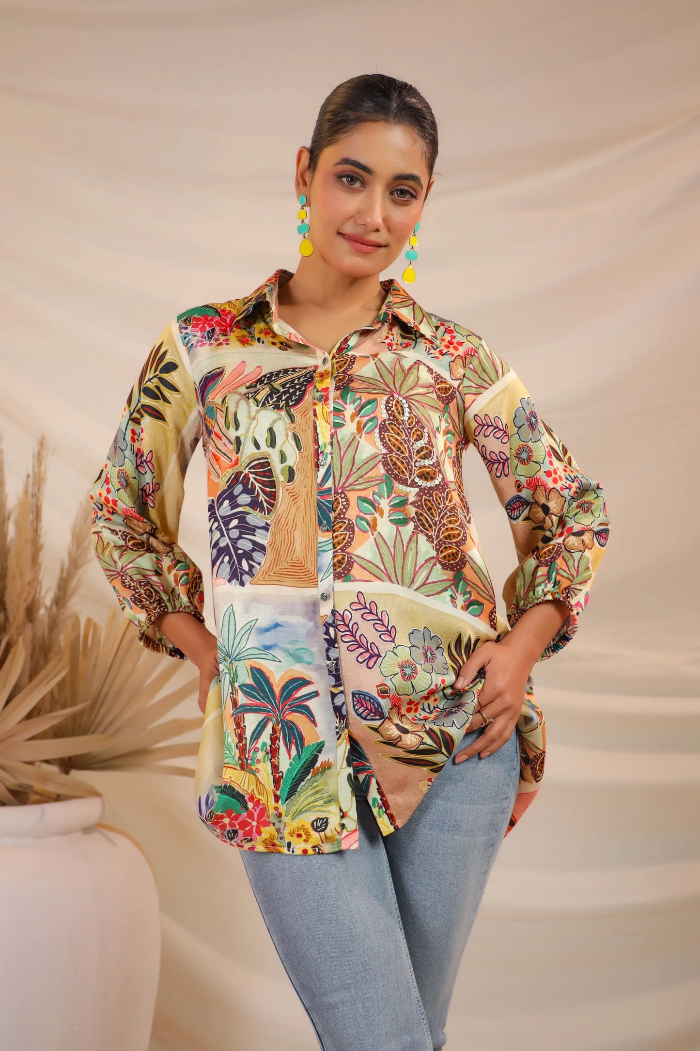 Printed Short Top