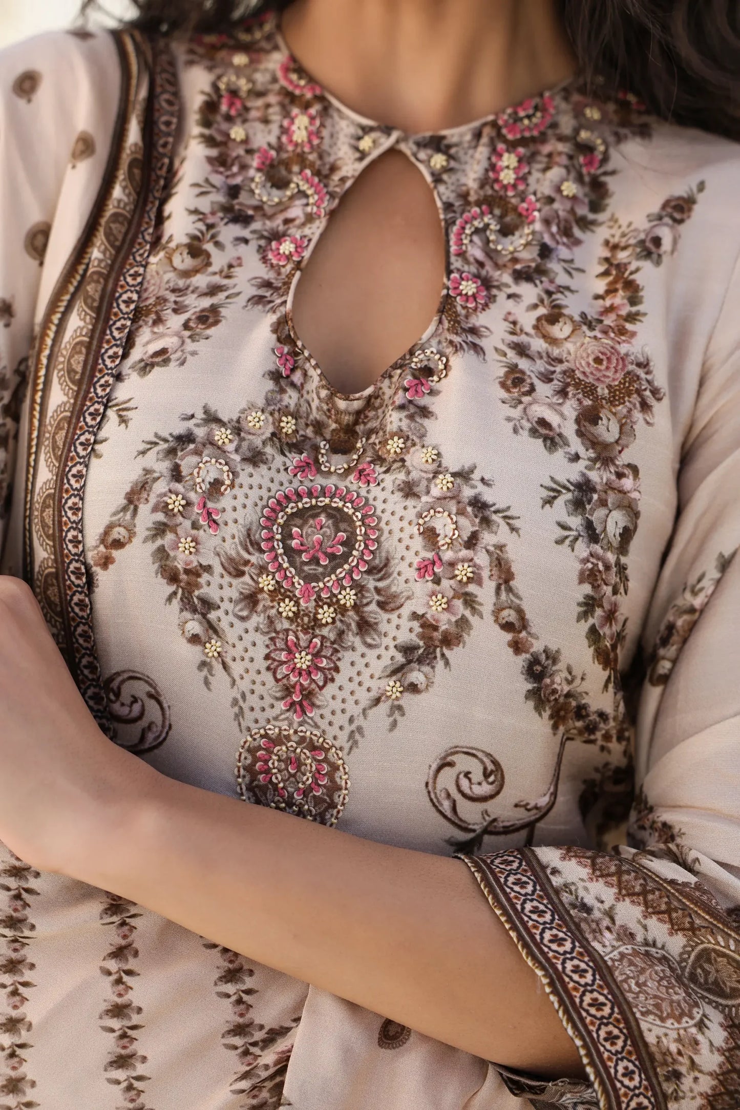 Printed Sharara Set with Dupatta