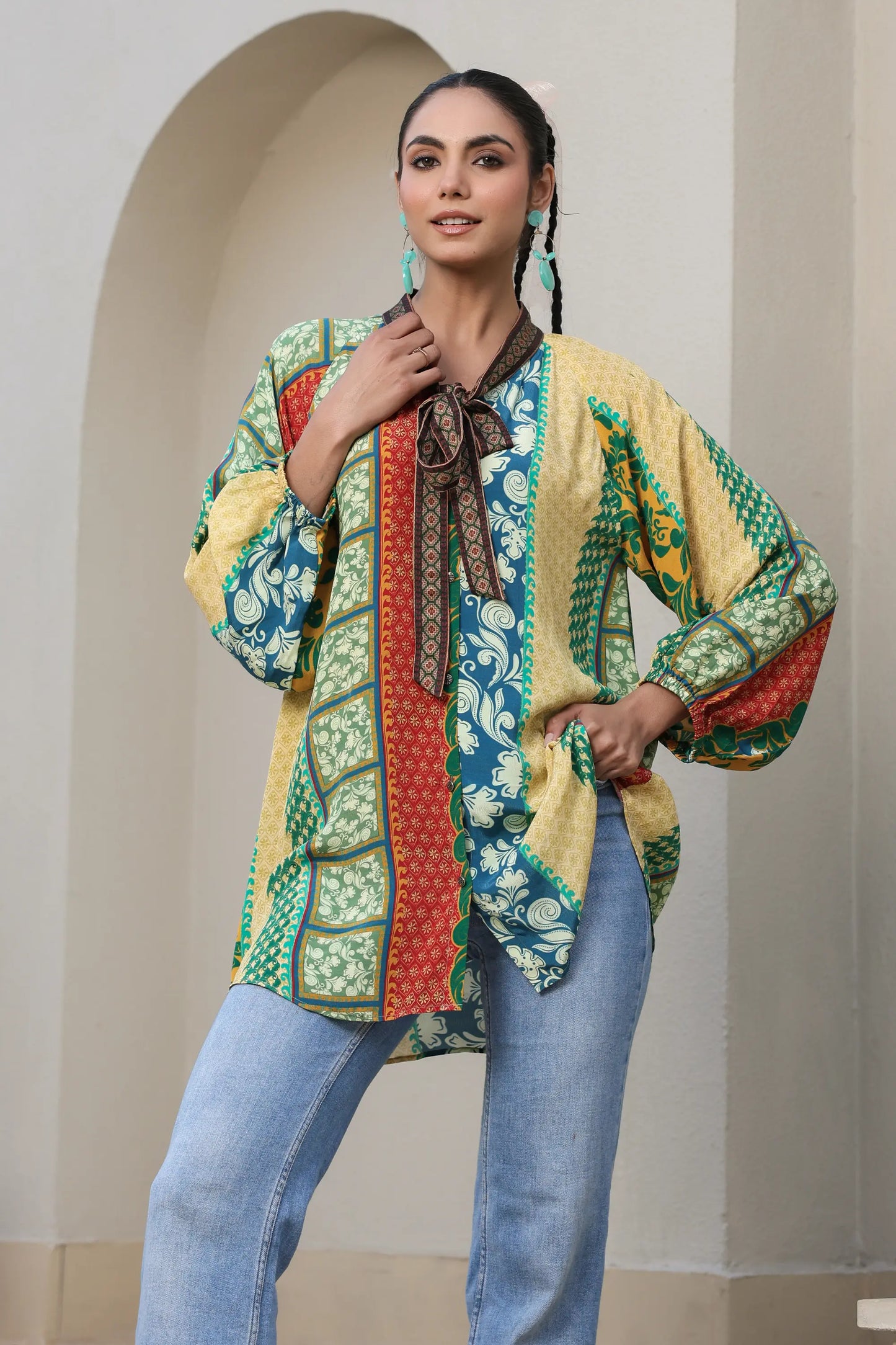 Printed Short Top
