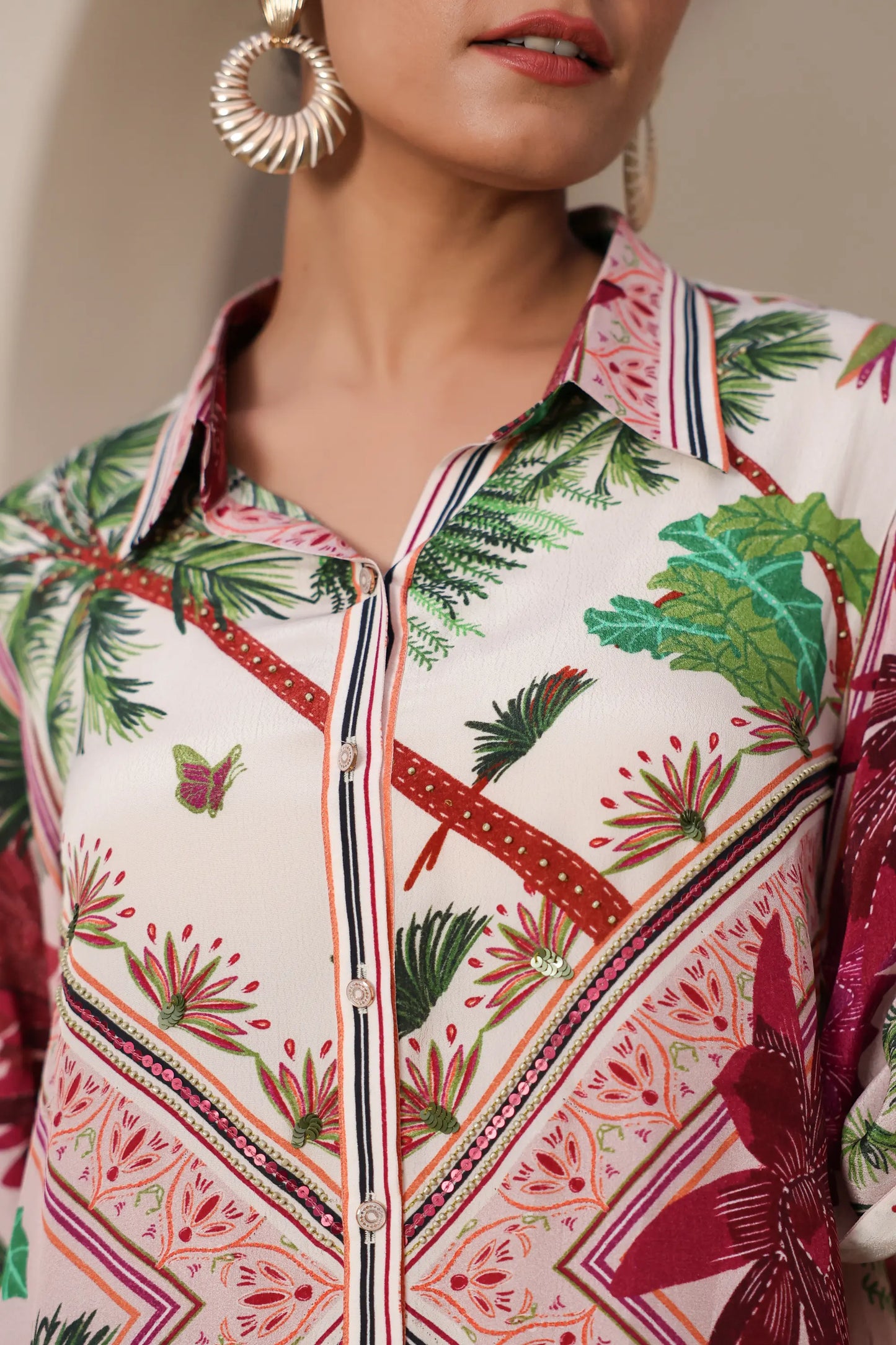 Printed Short Top