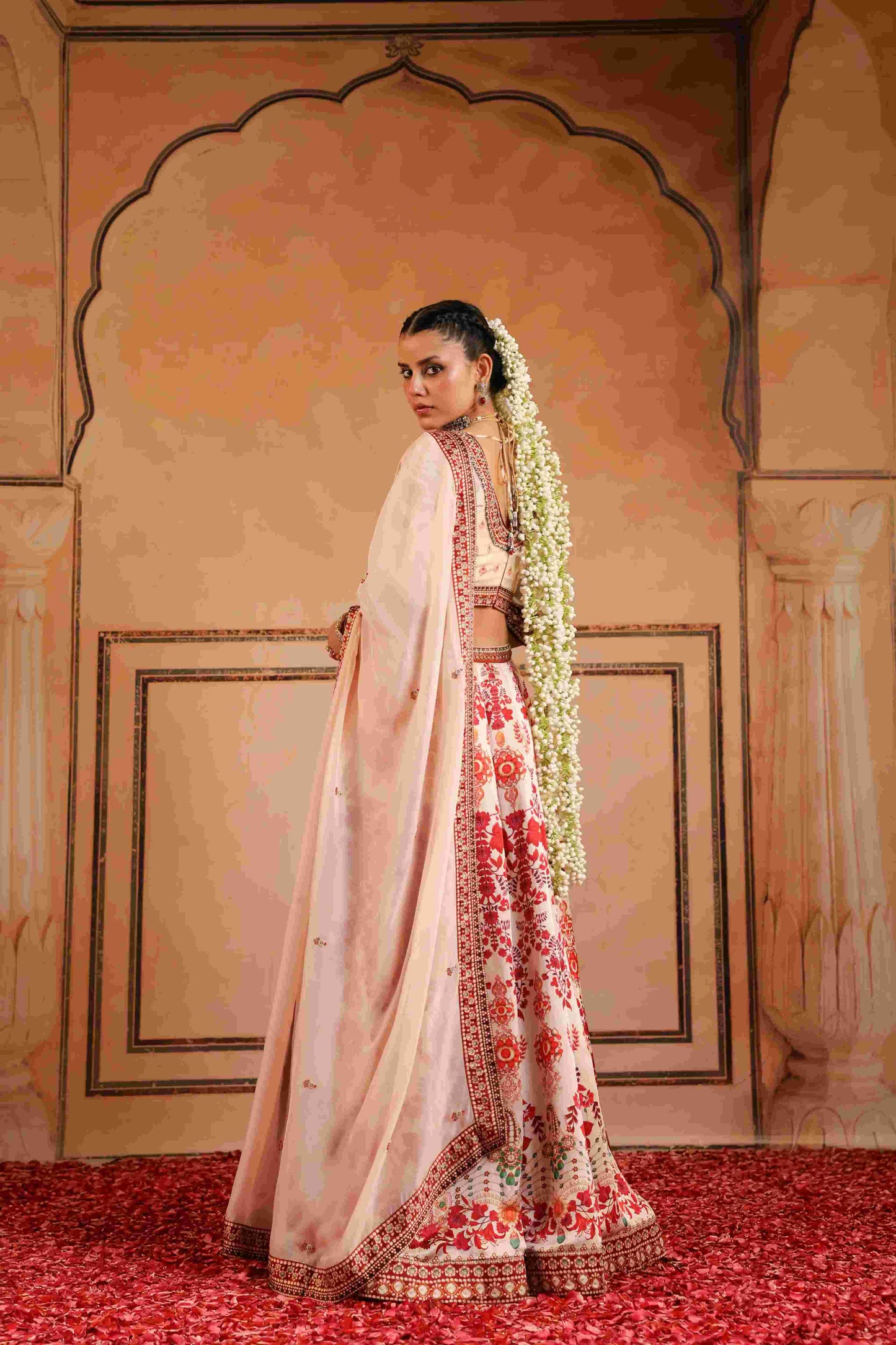 Printed Embellished Lehanga