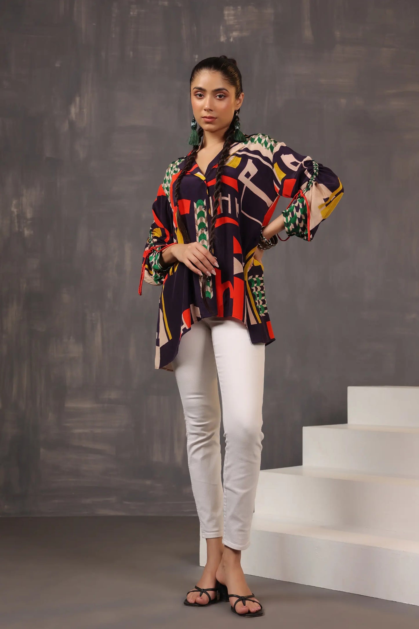 Printed Short Top