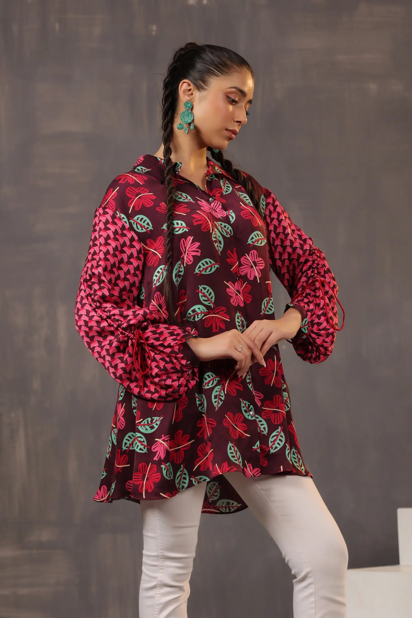 Printed Short Top