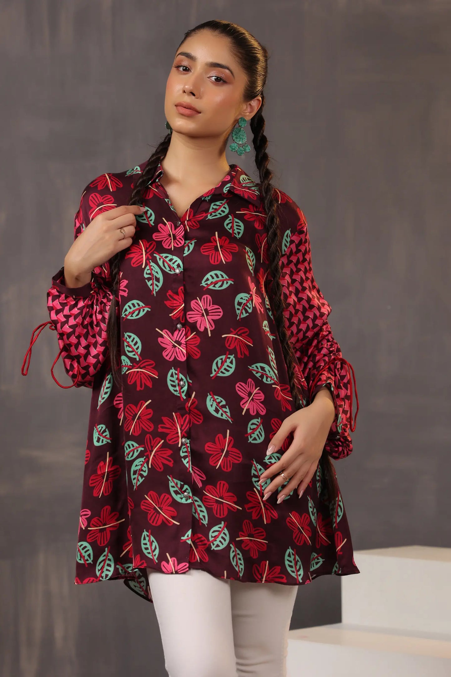 Printed Short Top