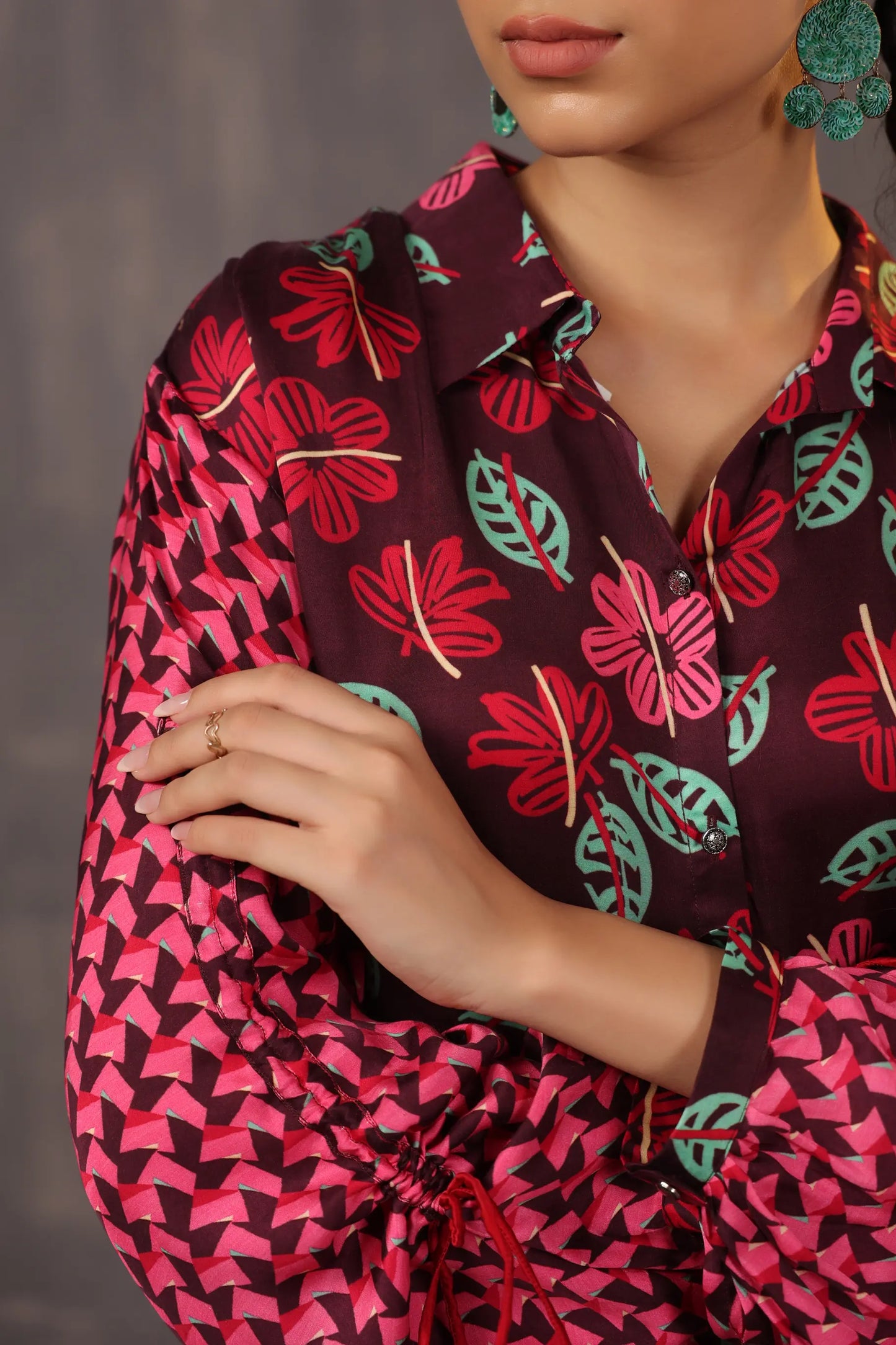 Printed Short Top