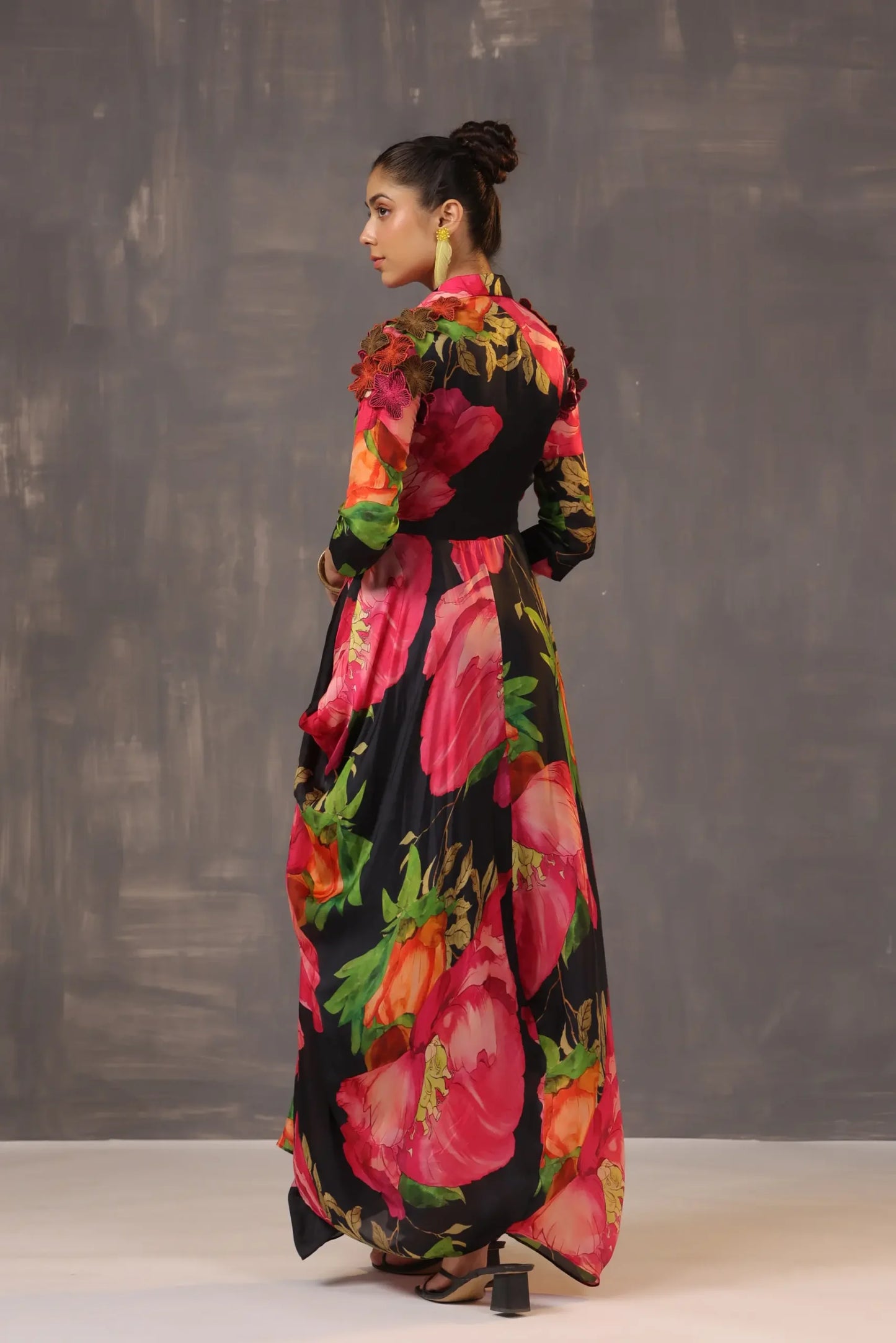 Full Length Dhoti Pattern Floral dress