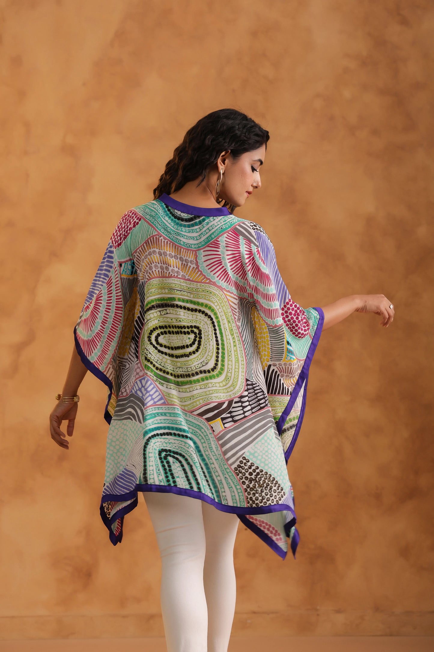 Printed Poncho