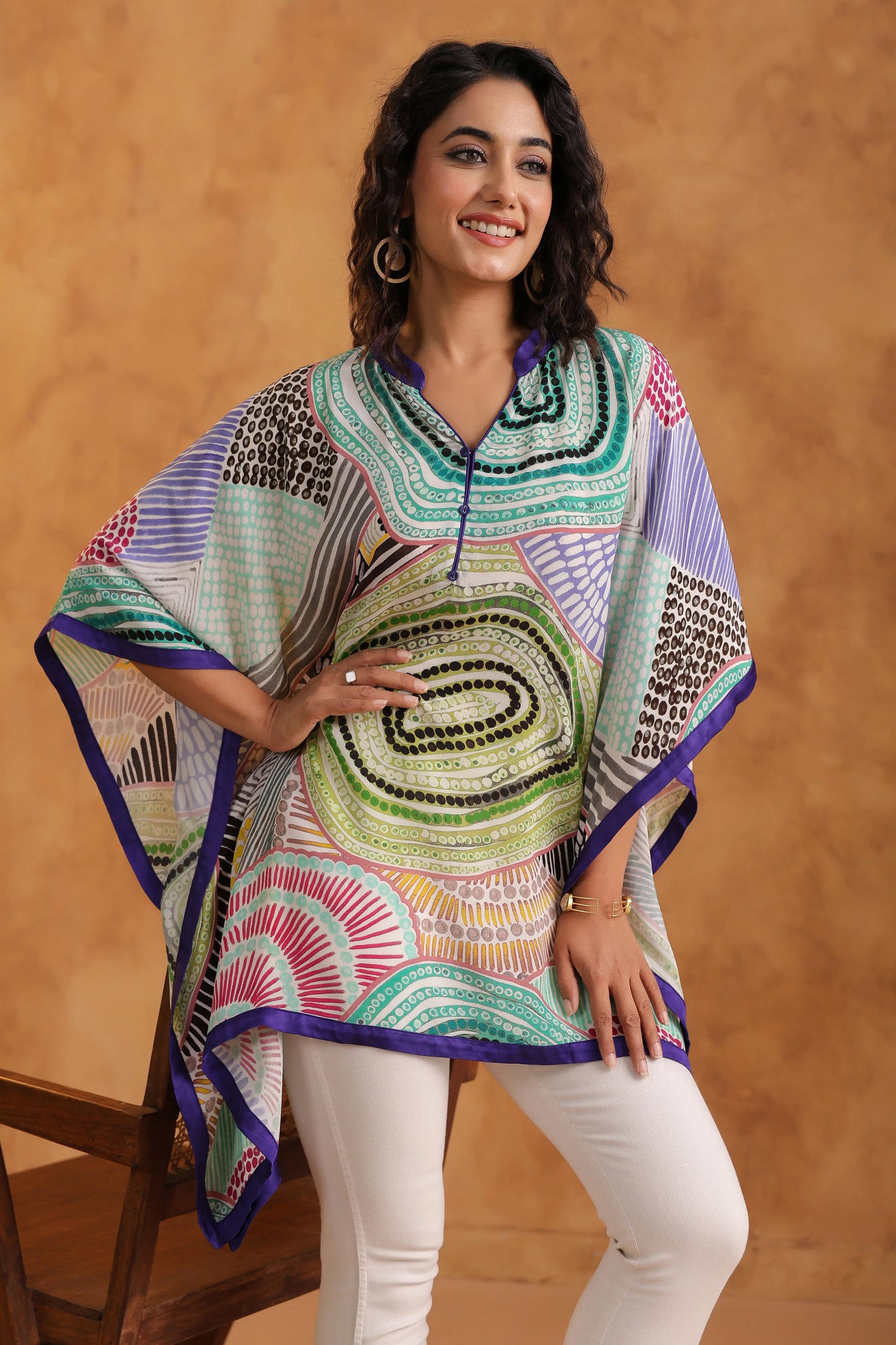 Printed Poncho