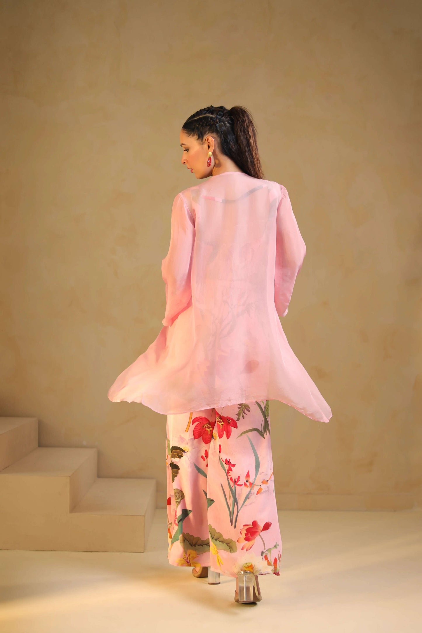 Embeliished Jacket Floral Full Set