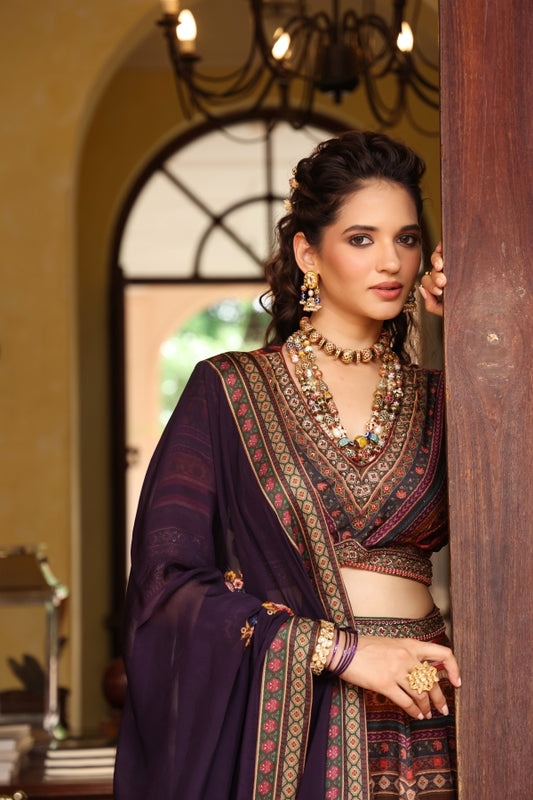 Traditional printed Lehanga